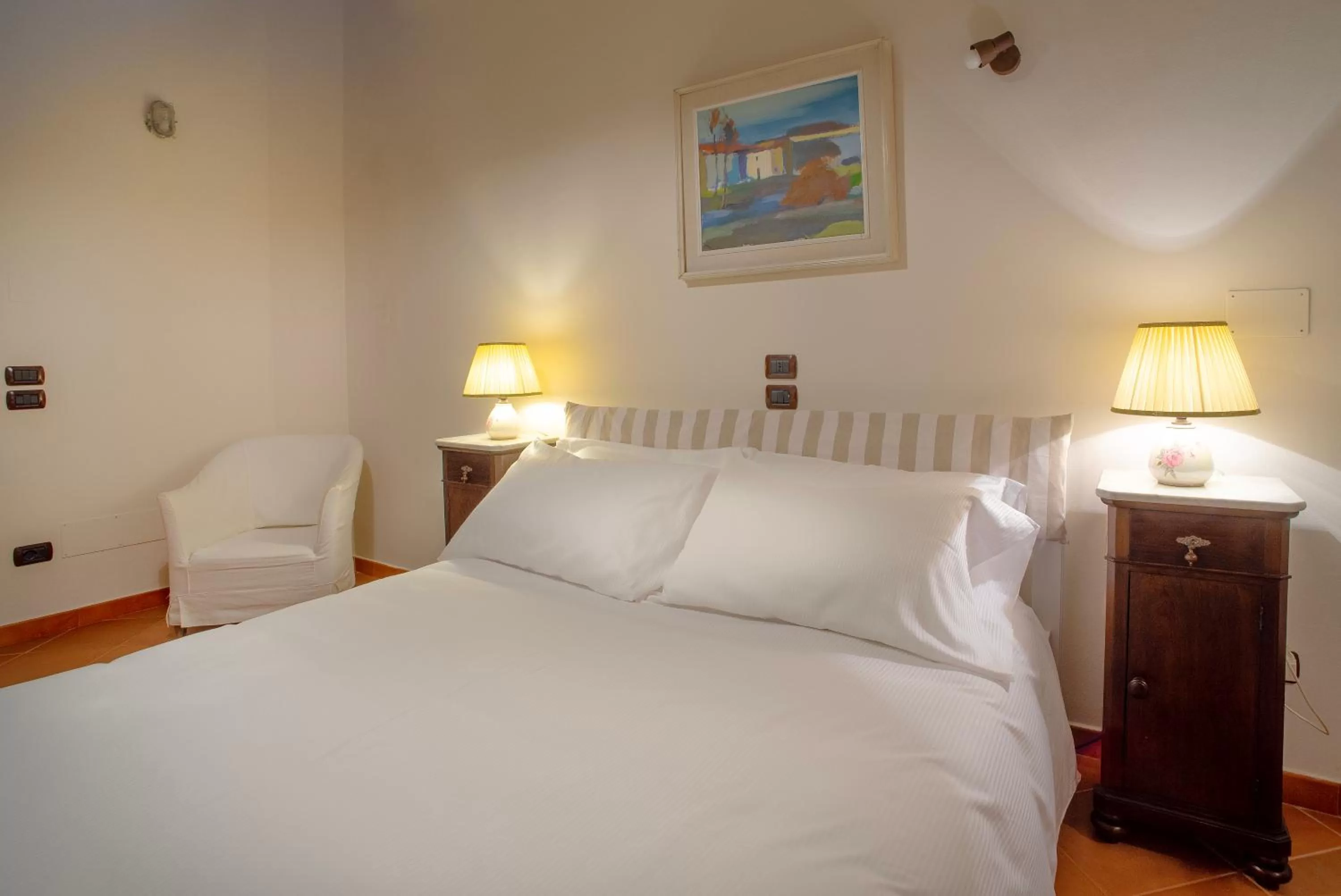 Bed in Domus Antiqua Bed & Breakfast