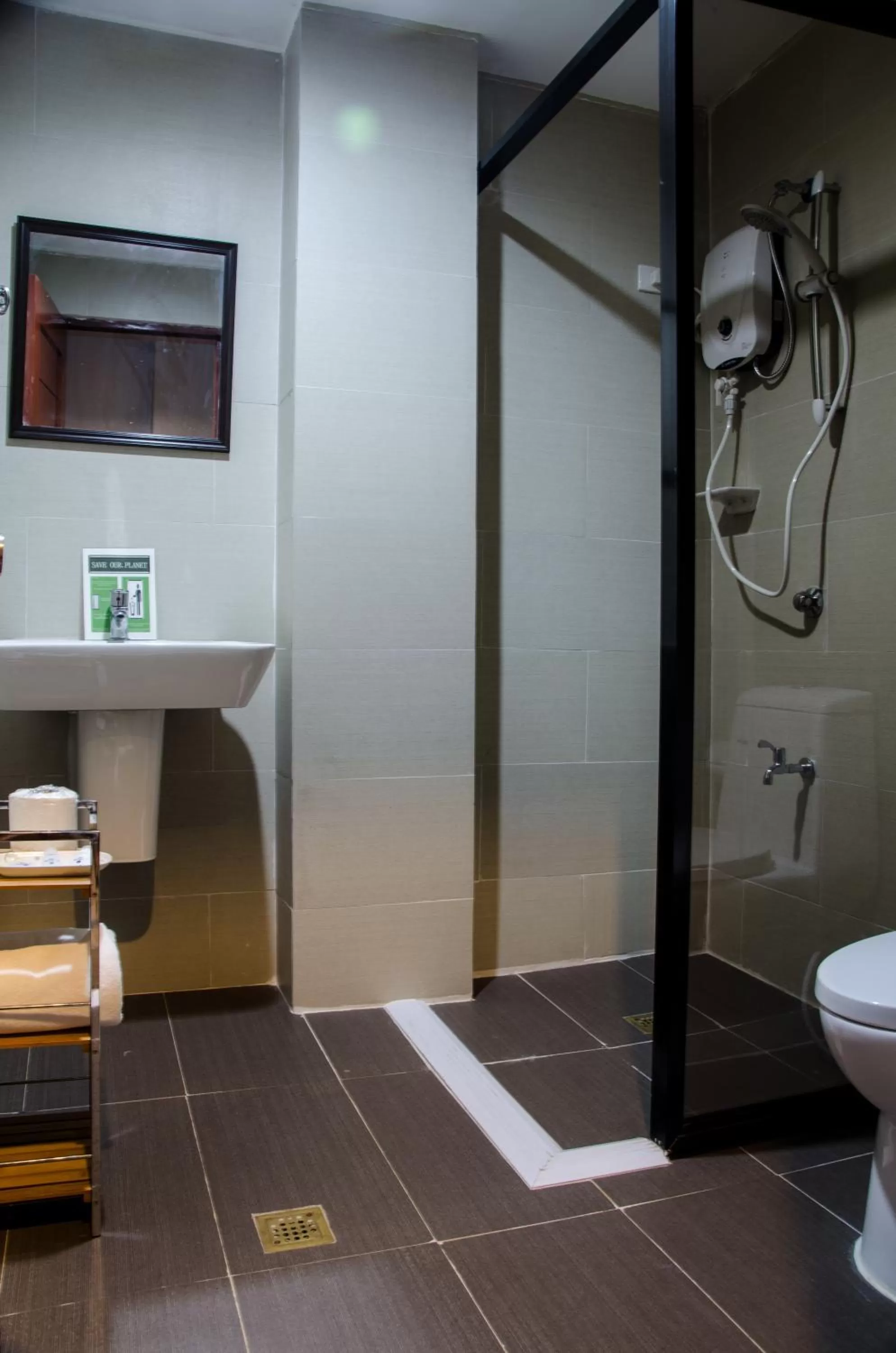 Bathroom in One Averee Bay Hotel