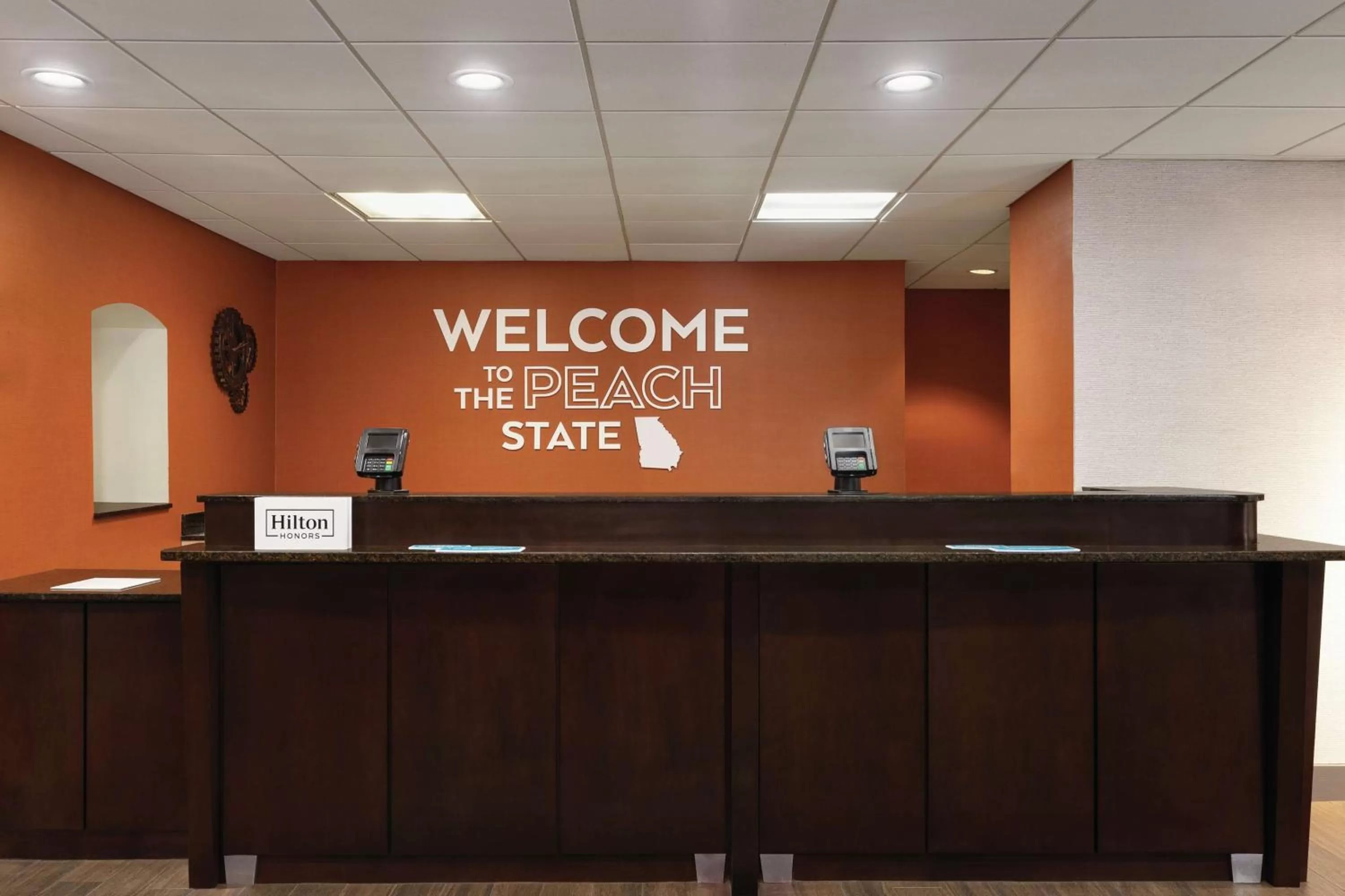 Lobby or reception in Hampton Inn Atlanta-Stone Mountain