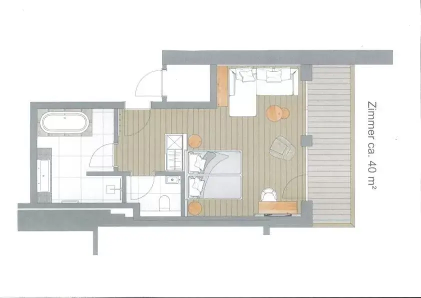 Floor Plan in Thermal-Badhotel Kirchler