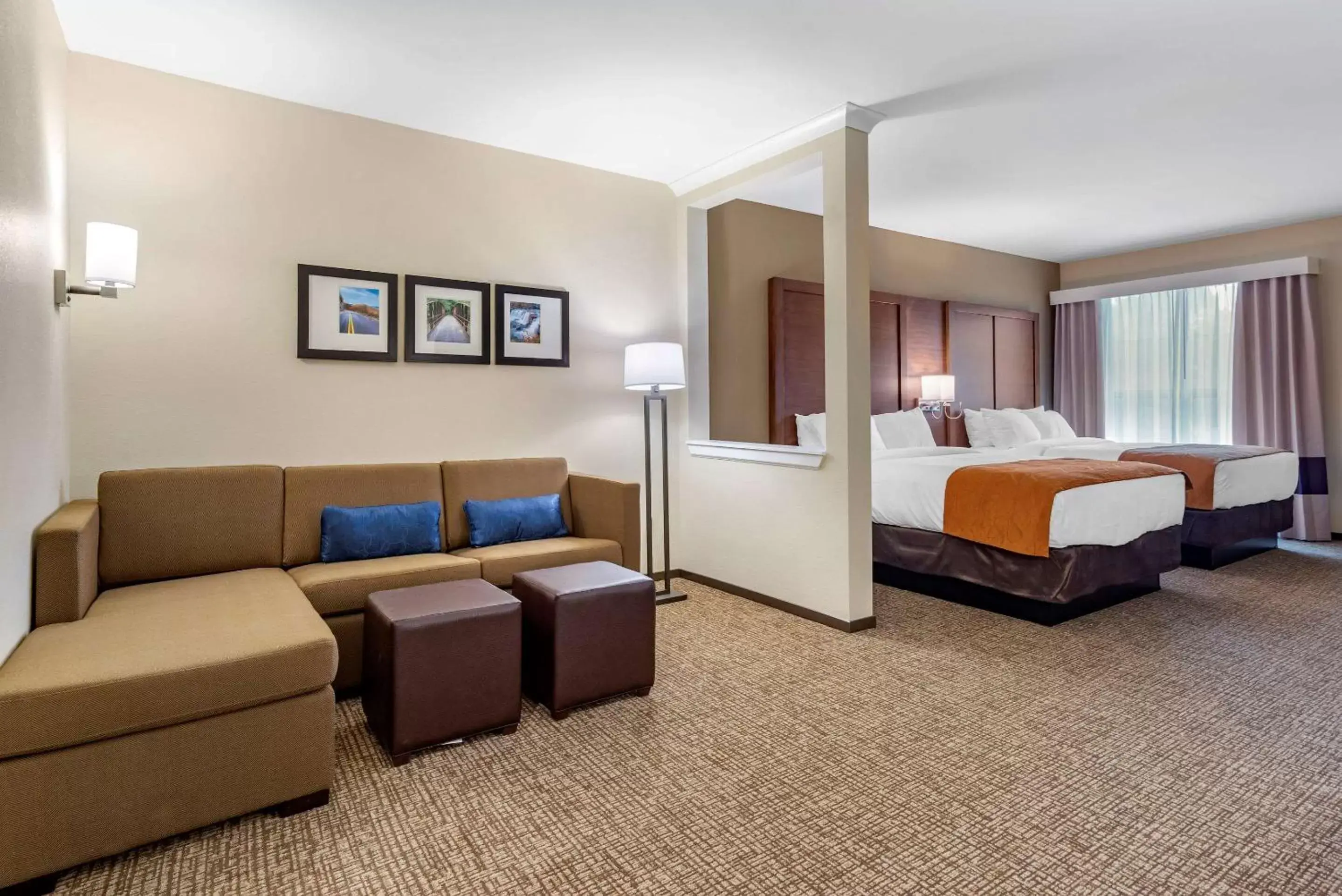 Photo of the whole room in Comfort Suites