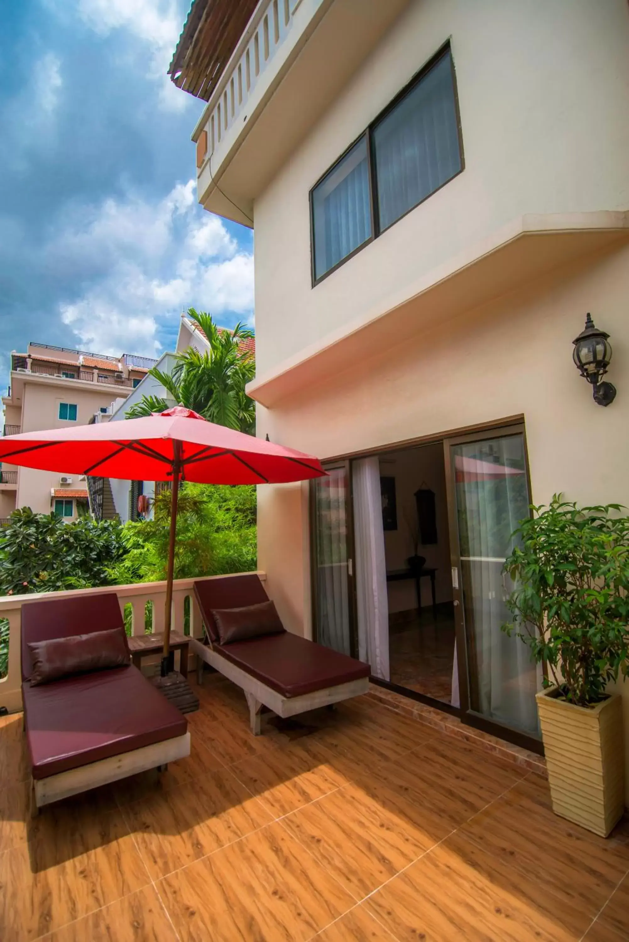 Balcony/Terrace, Patio/Outdoor Area in Reaksmey Chanreas Hotel