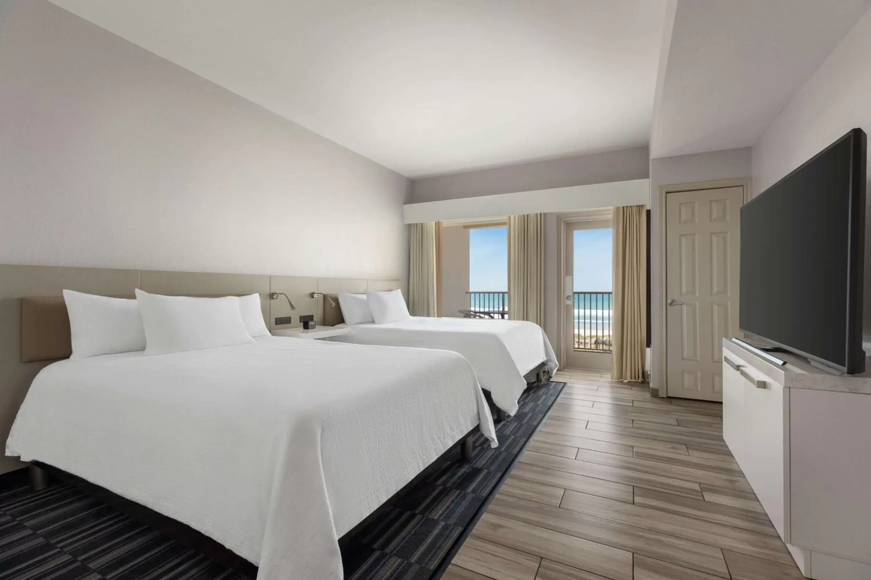 Bed in Hilton Garden Inn South Padre Island