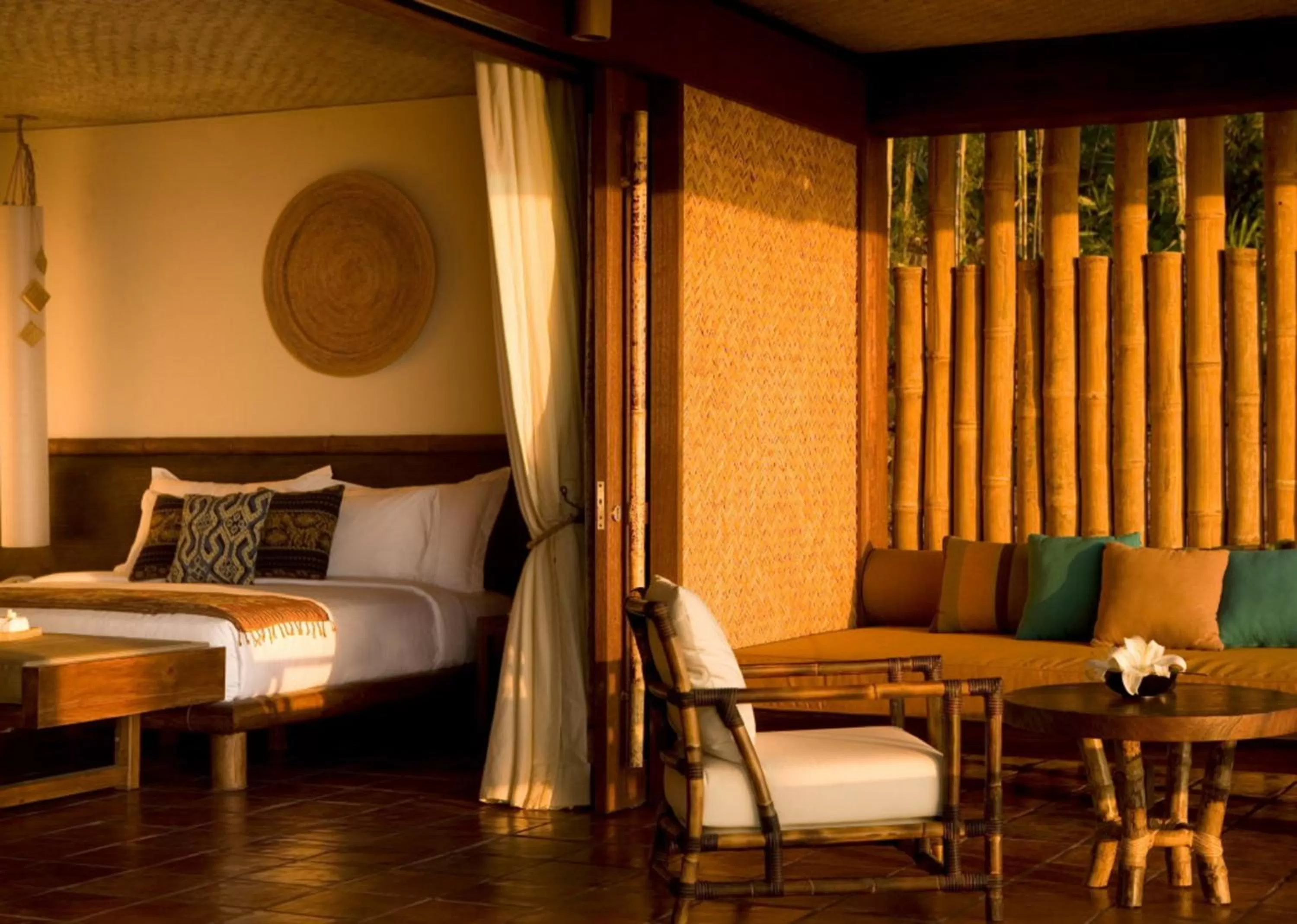 Bed in Jeeva Klui Resort