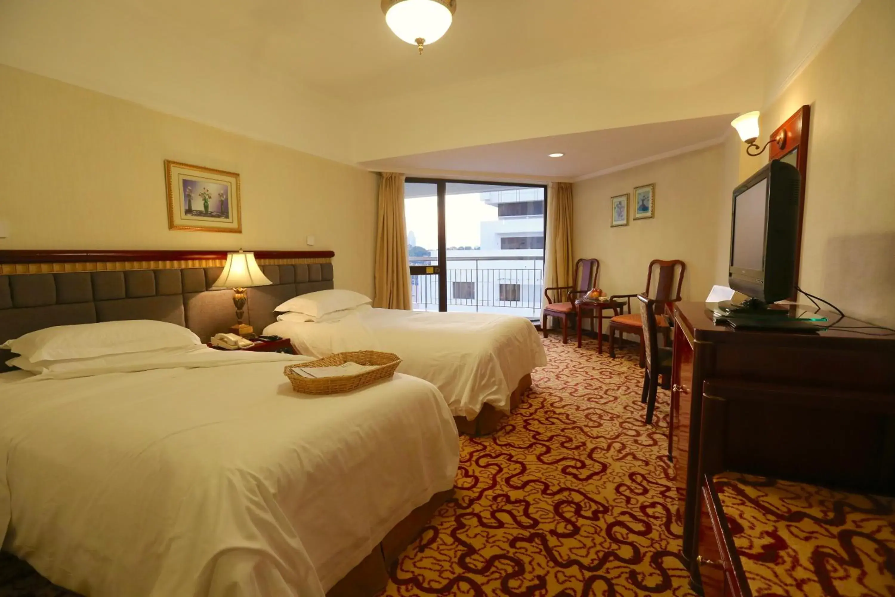 Bed in Huiquan Dynasty Hotel Qingdao Bed in Huiquan Dynasty Hotel Qingdao