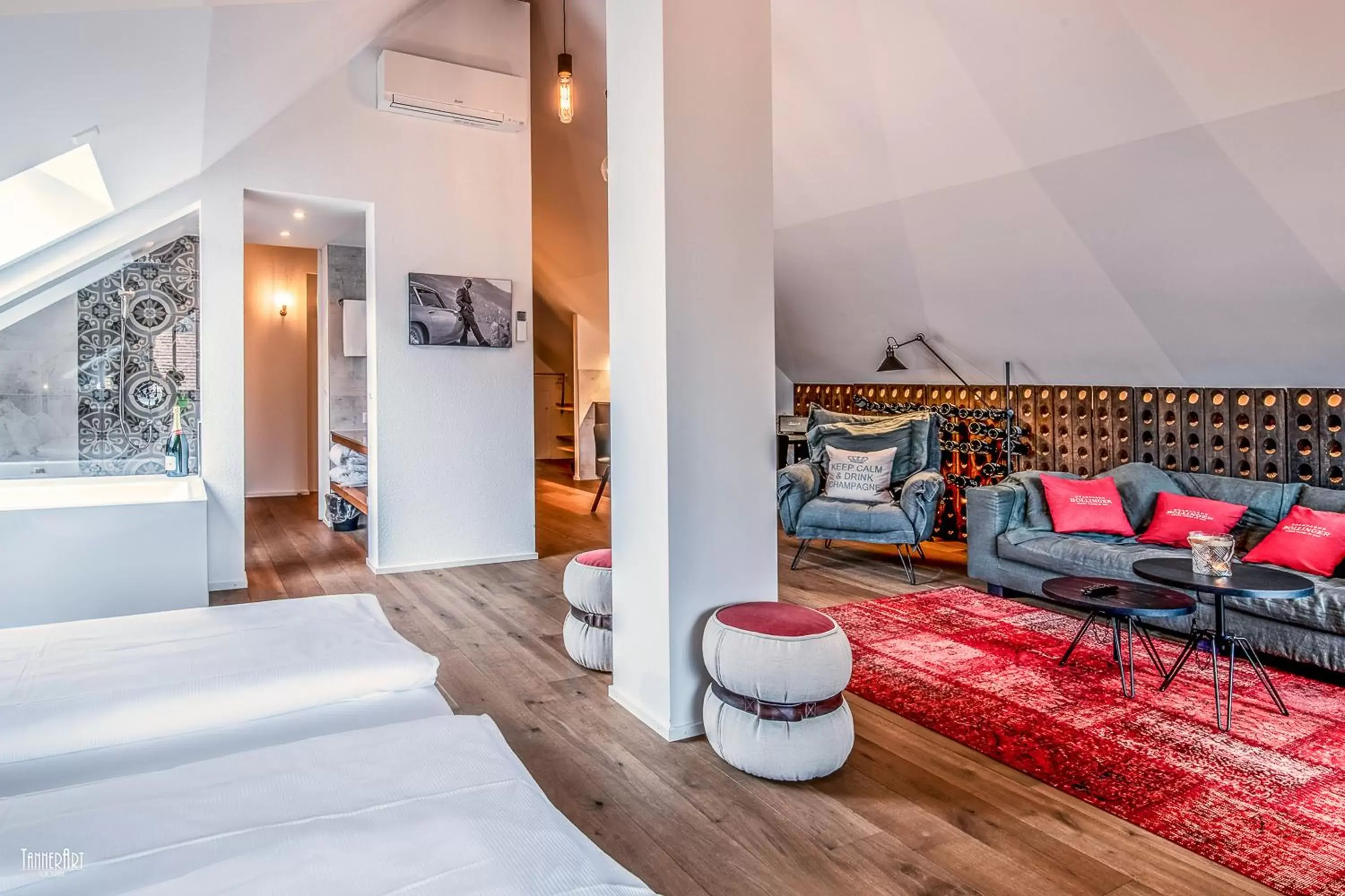 Living room in Landhotel Hirschen Swiss Quality