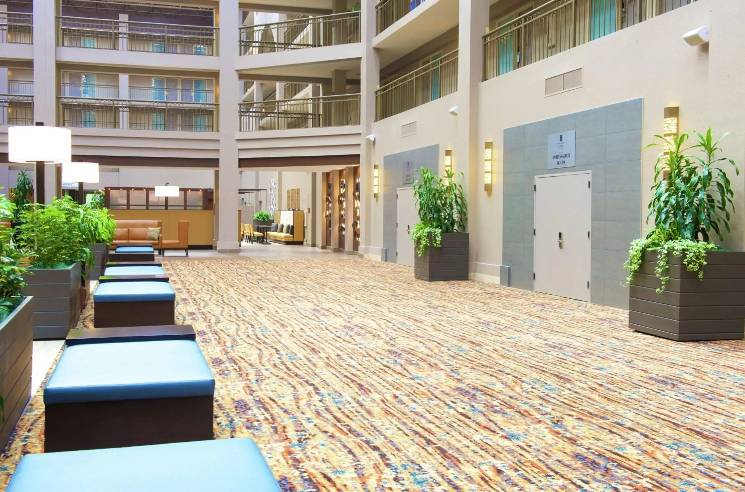 Lobby or reception in Embassy Suites by Hilton Seattle Bellevue