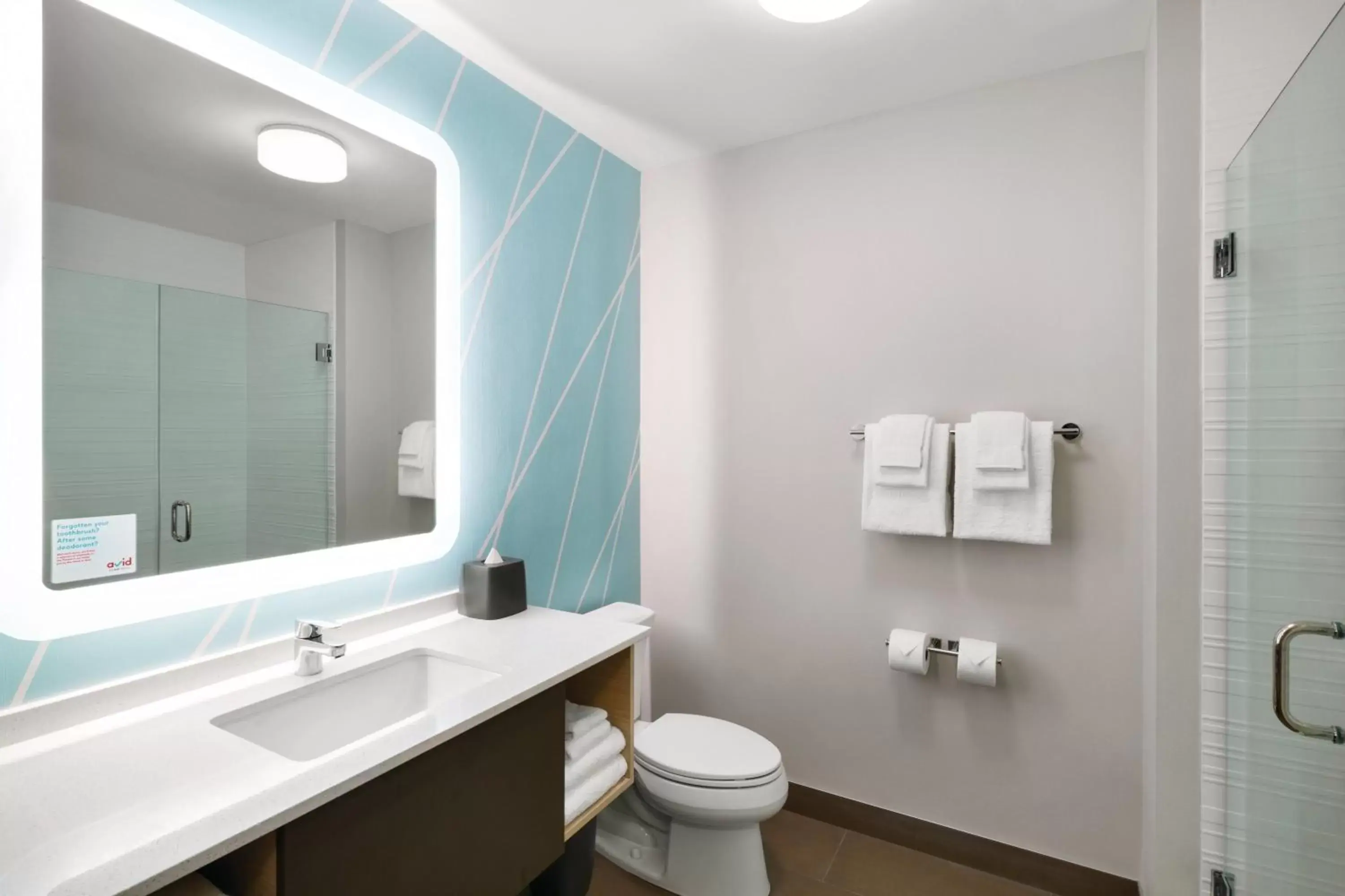 Bathroom in Avid Hotels - Oklahoma City - Quail Springs, an IHG Hotel