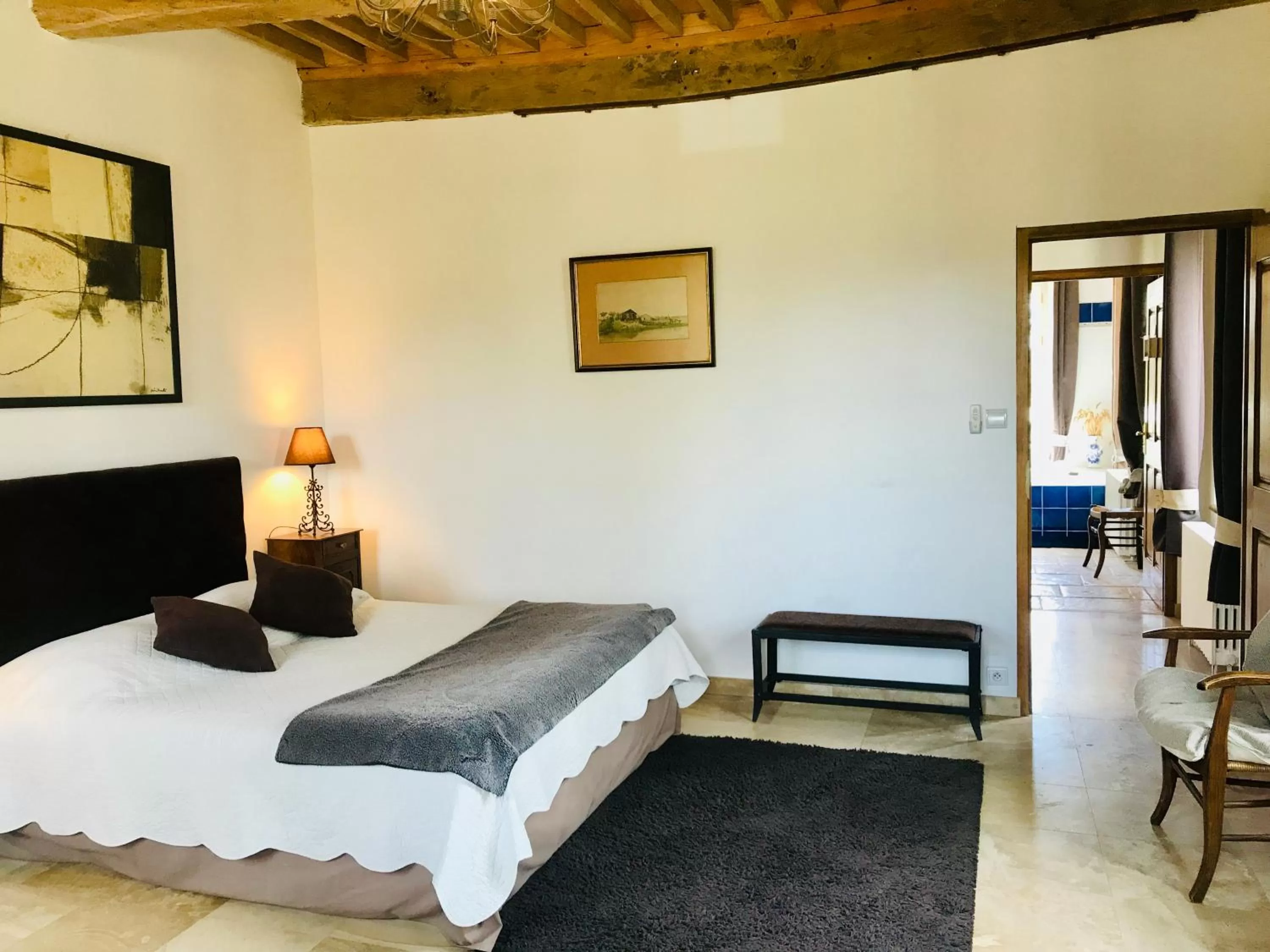 Bed in Domaine du Manoir