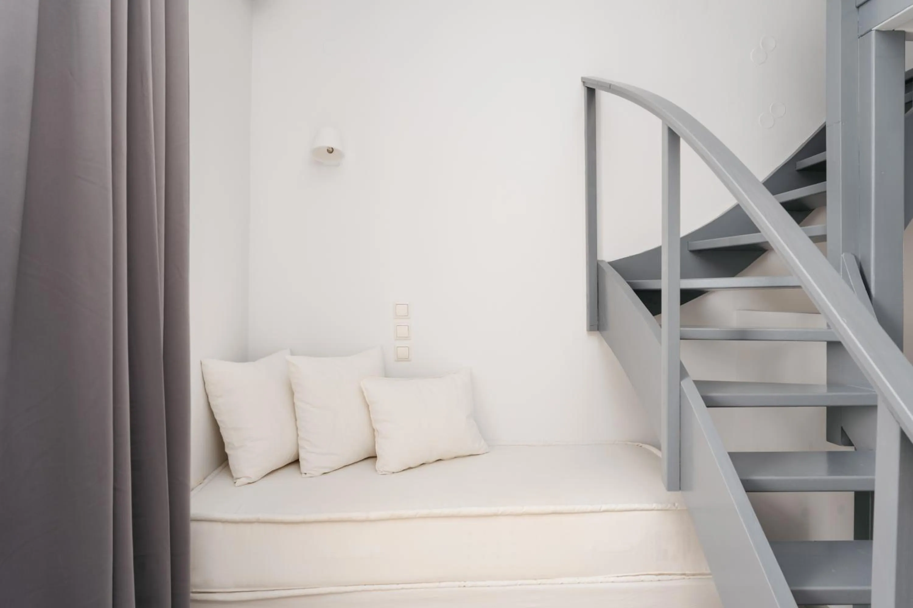 Bed in Petradi Beach Lounge Hotel