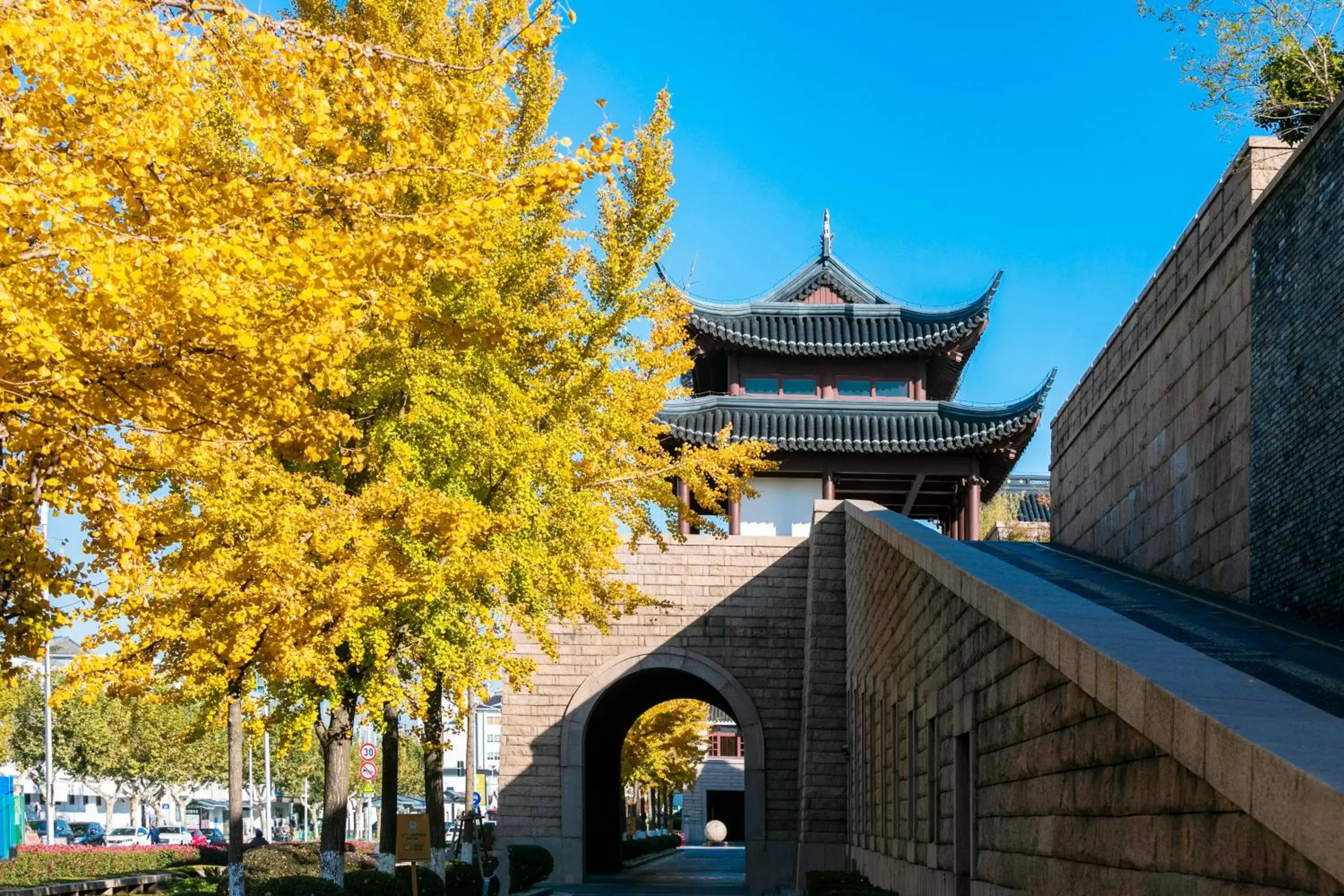 Facade/entrance, Property Building in Pan Pacific Suzhou