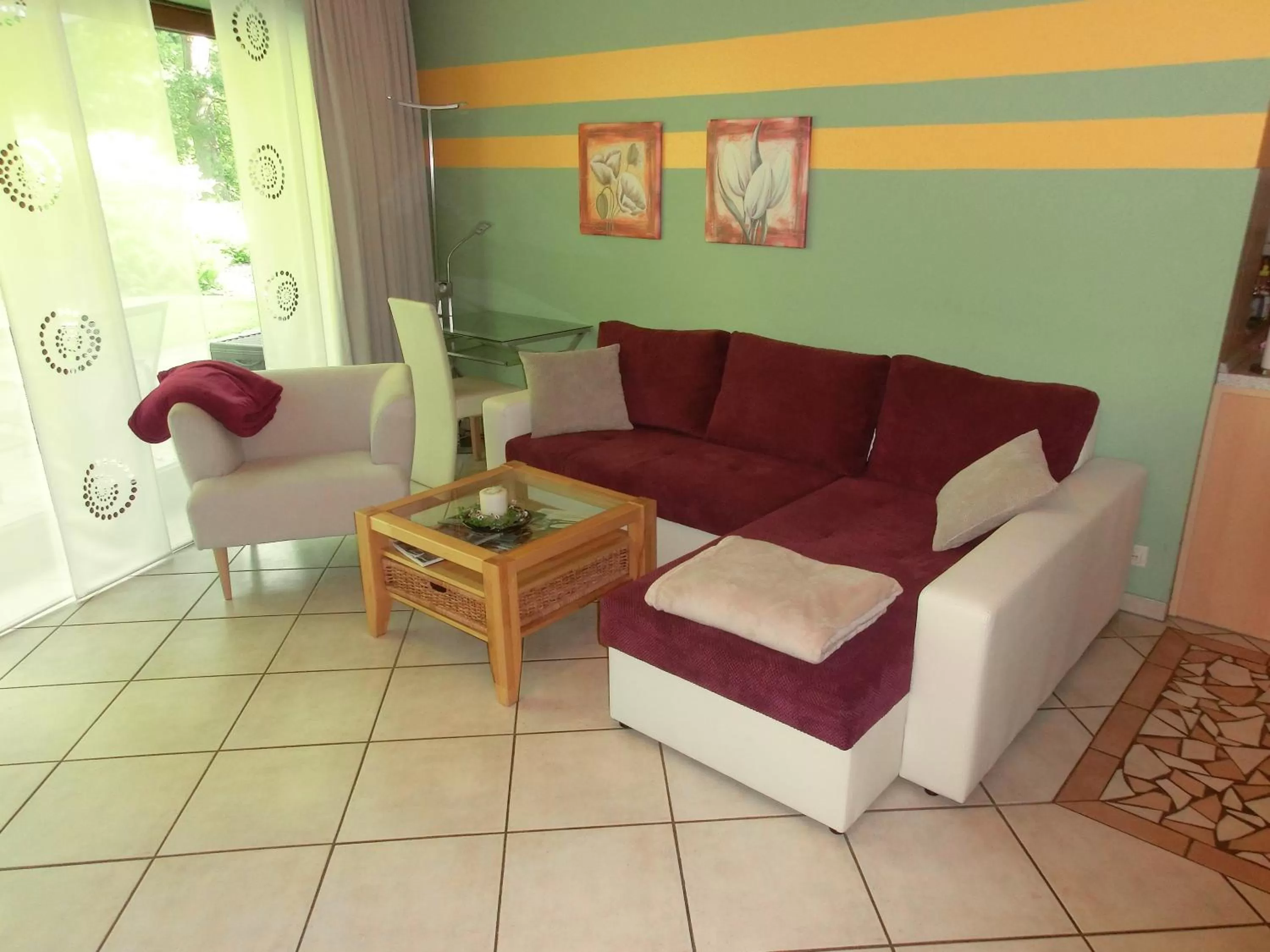 Living room in Ullas Gästehaus