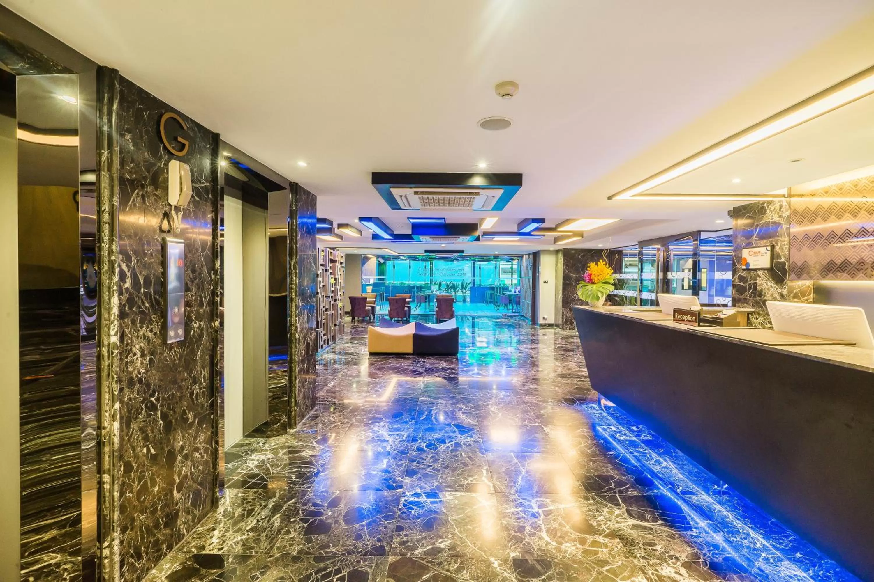 Lobby or reception in Citrus Suites Sukhumvit 6 by Compass Hospitality