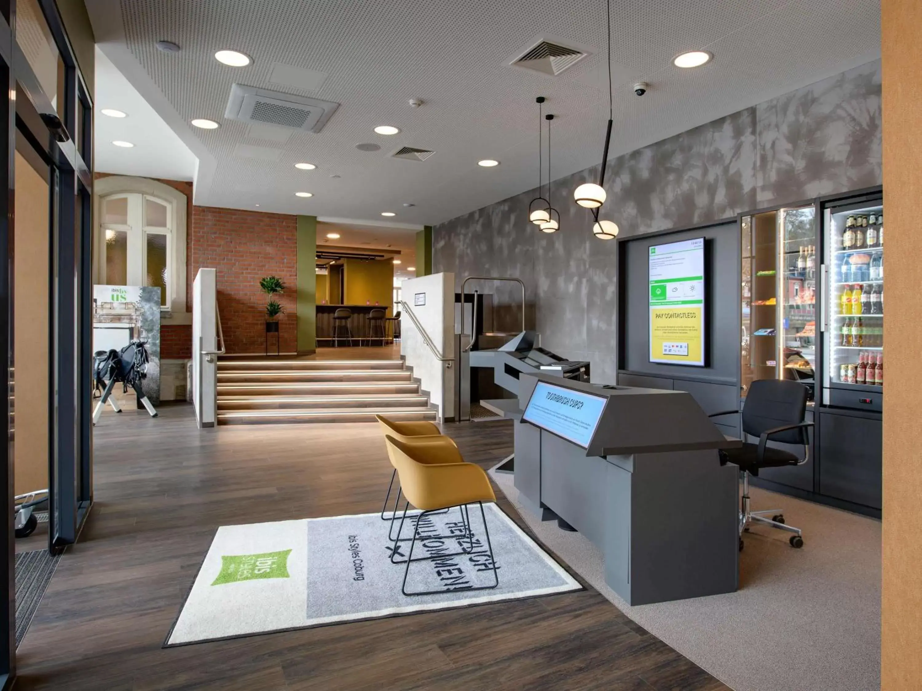 Property building, Lobby/Reception in ibis Styles Coburg