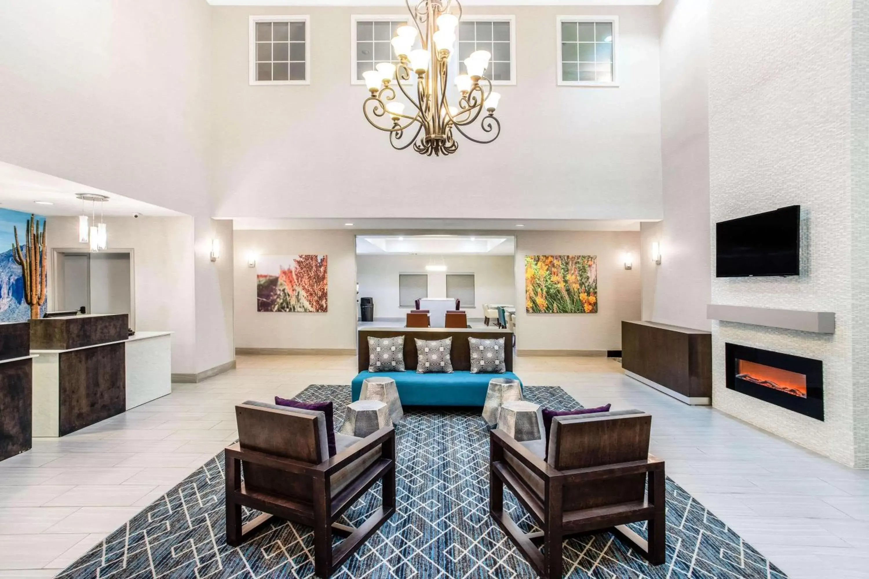 Lobby or reception, Seating Area in La Quinta by Wyndham Hillsboro