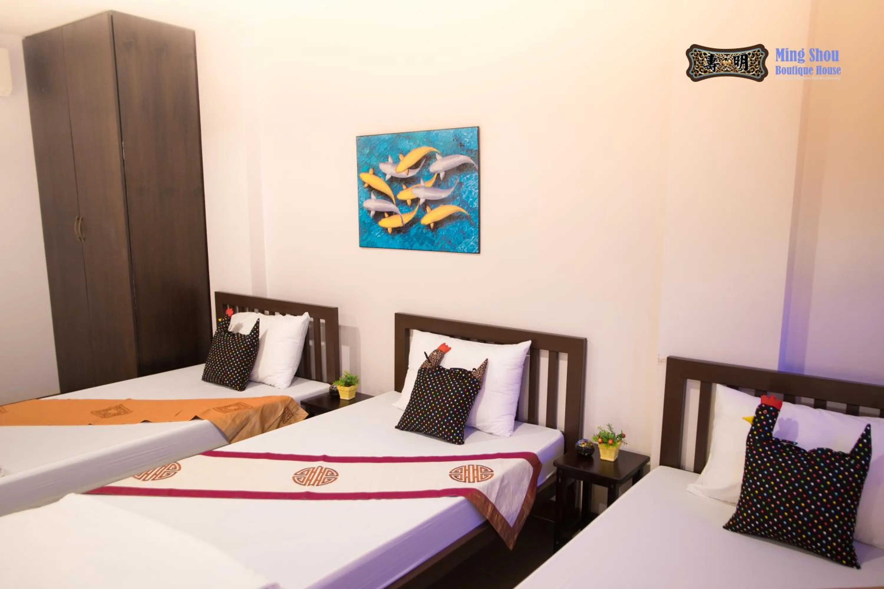 Bed in Ming Shou Boutique House