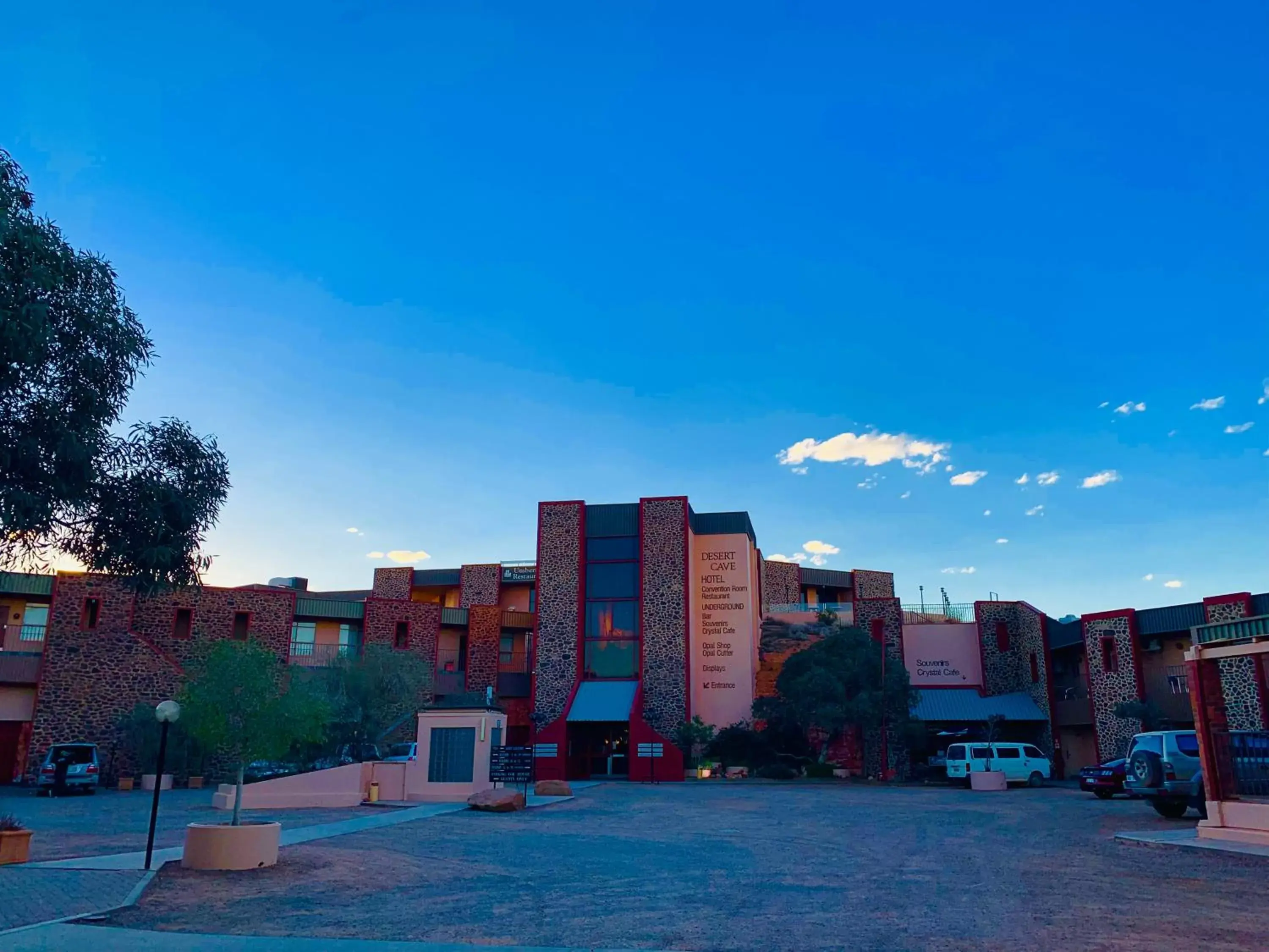 Property Building in Desert Cave Hotel