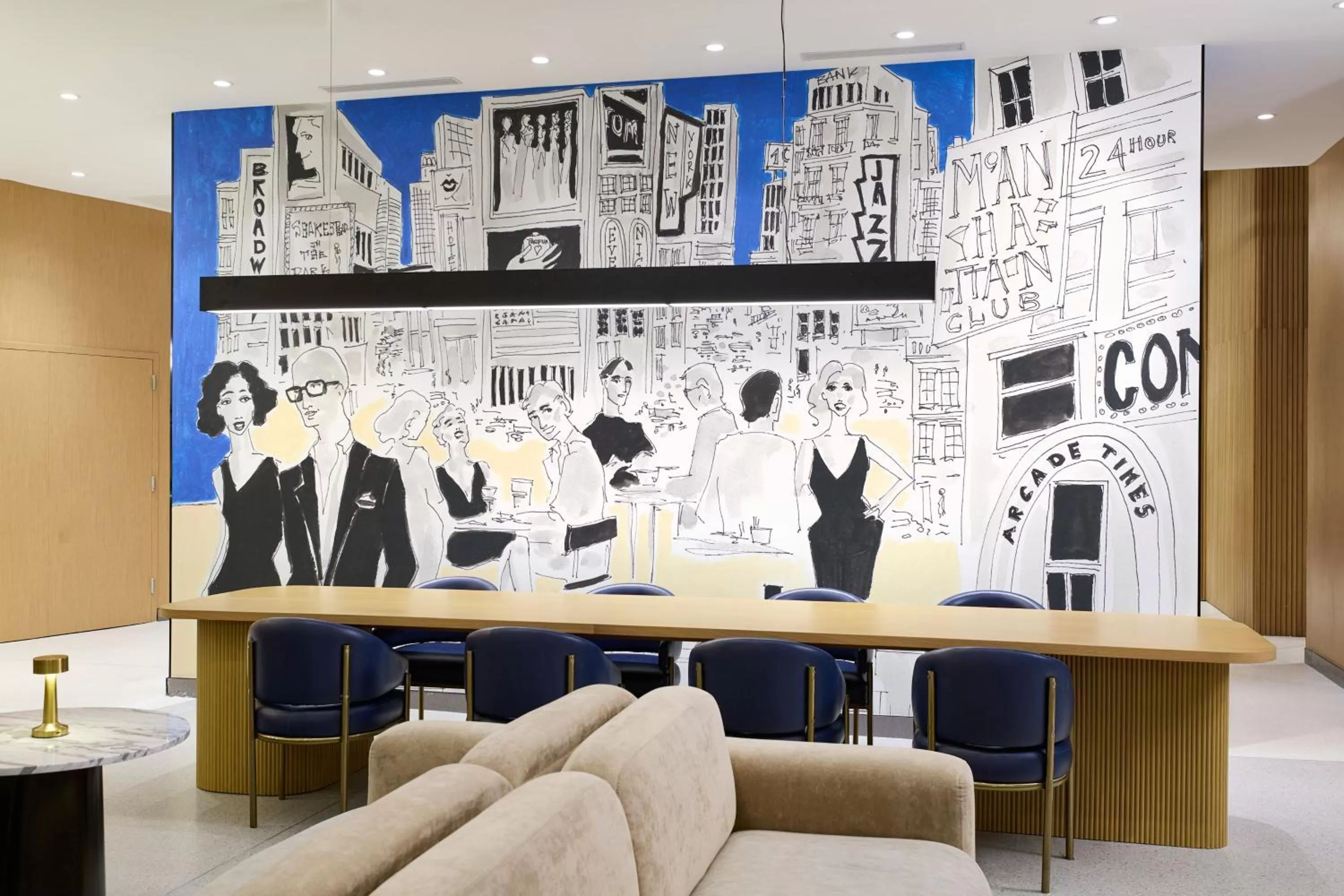 Lounge or bar in Delta Hotels by Marriott New York Times Square