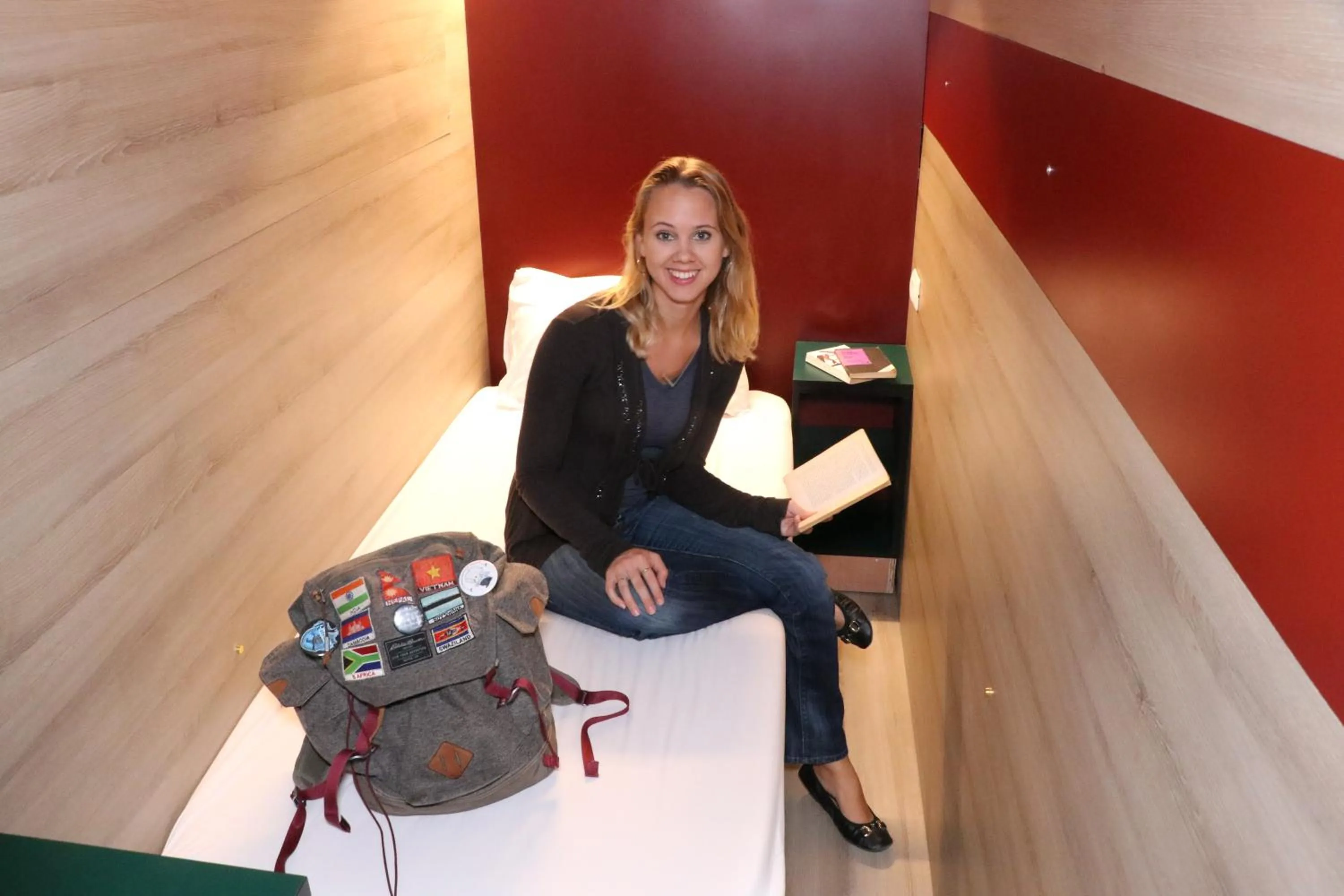 Bed in Cinema Hostel Jerusalem