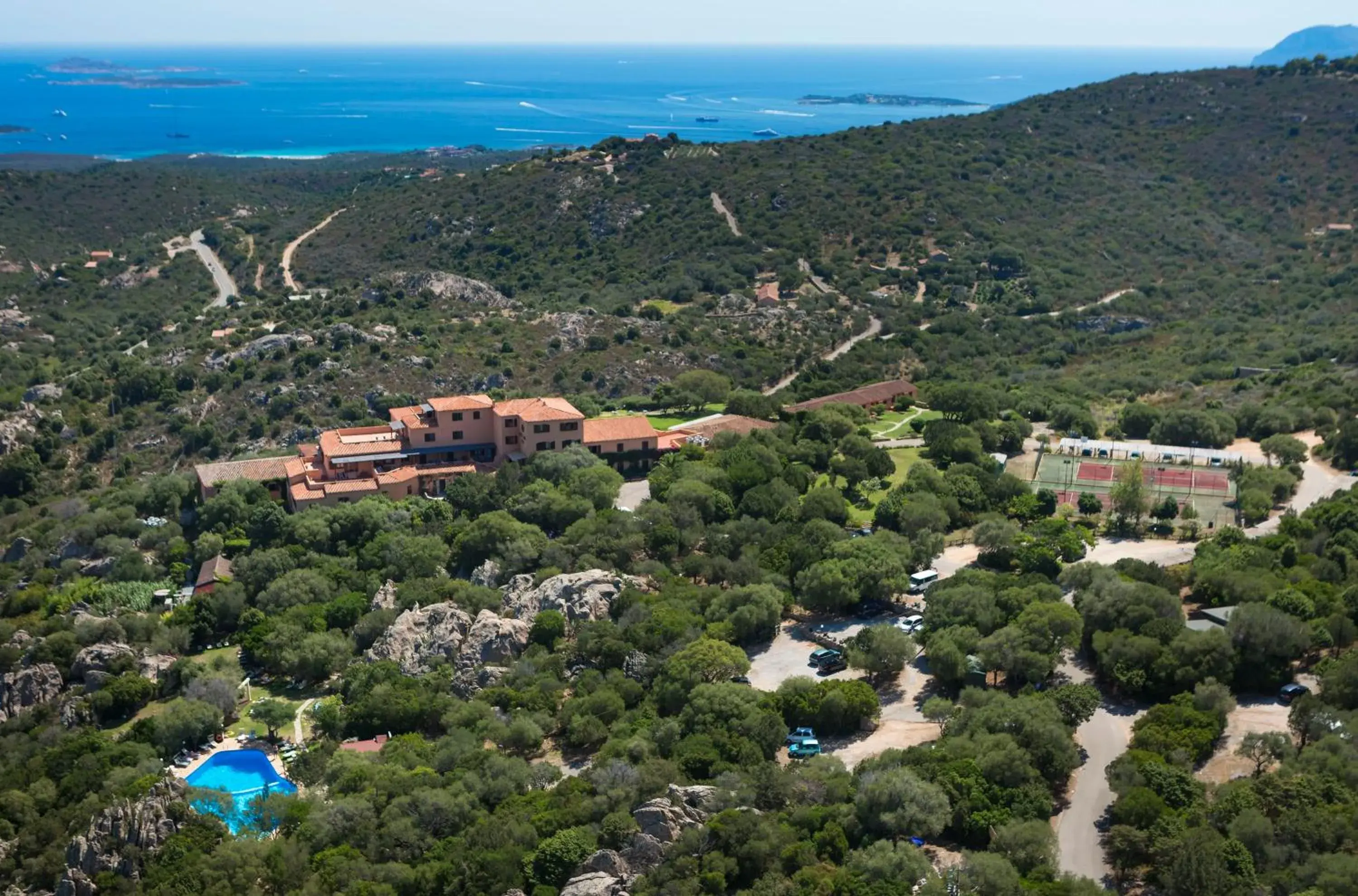 Bird's-eye View in Hotel Rocce Sarde