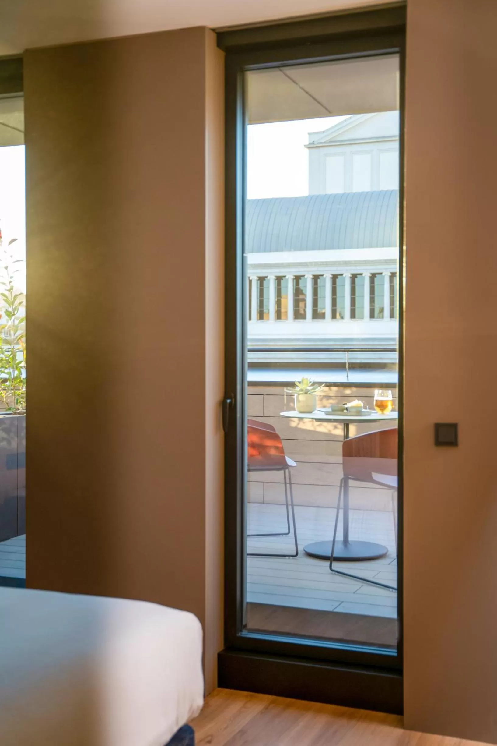 Balcony/Terrace, Bed in Ocean Drive Madrid