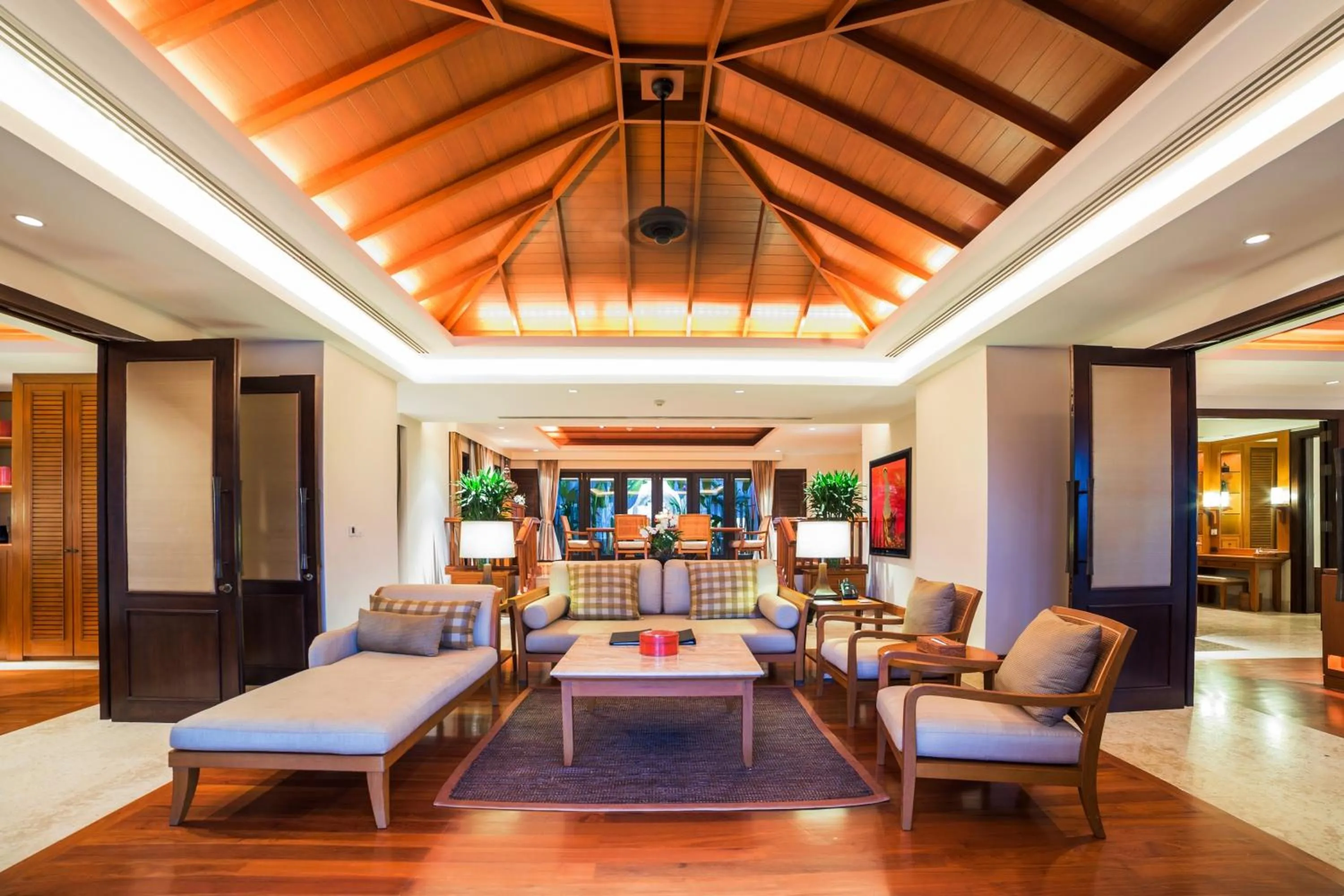 Living room in Trisara Villas & Residences Phuket