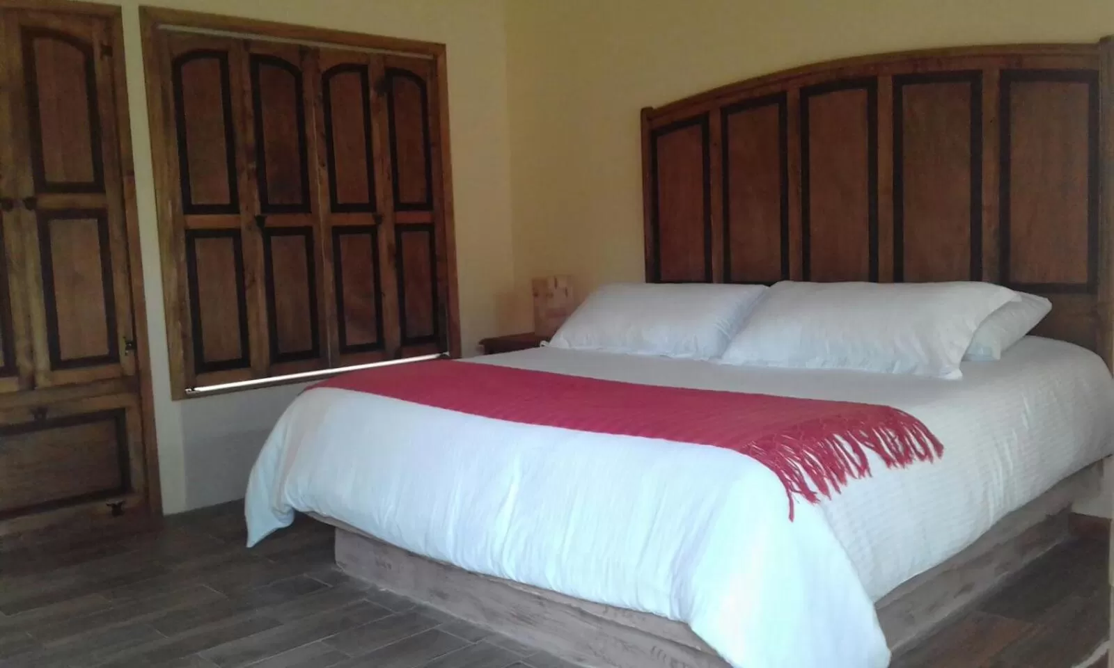 Bed in Cabañas La Cascada