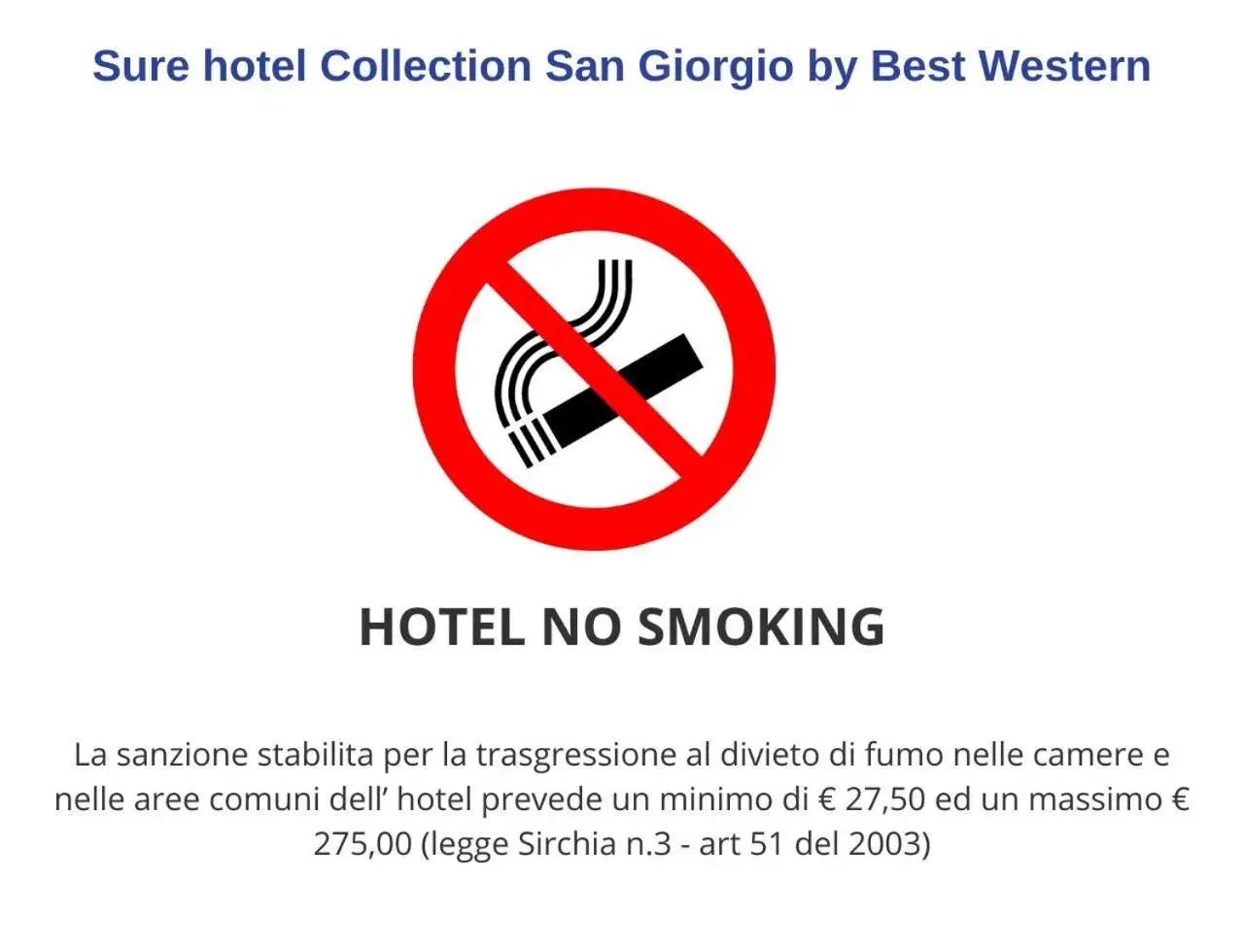 Certificate/Award in San Giorgio, Sure Hotel Collection by Best Western