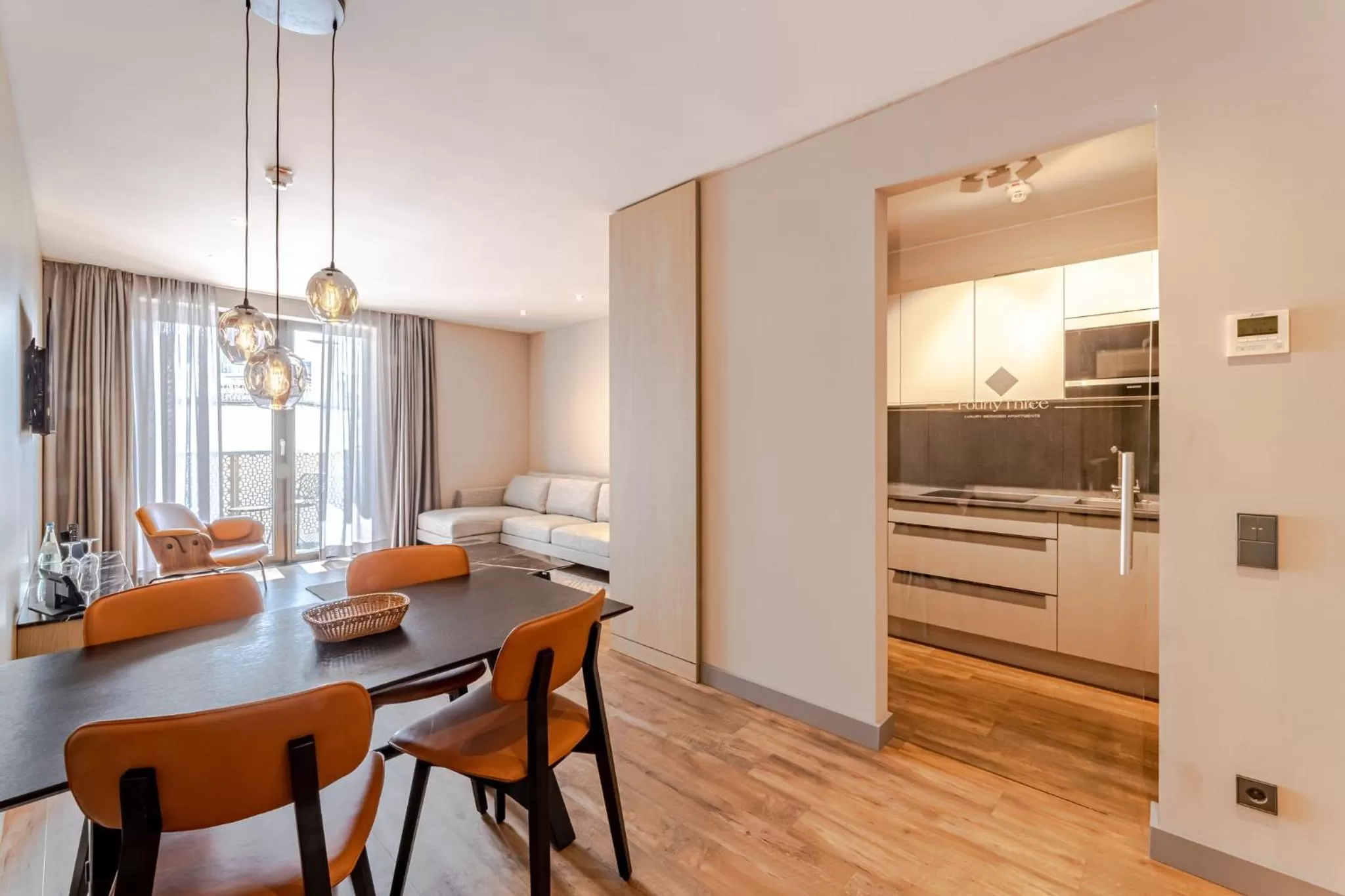 Dining area in Fourty Three Luxury Serviced Apartments