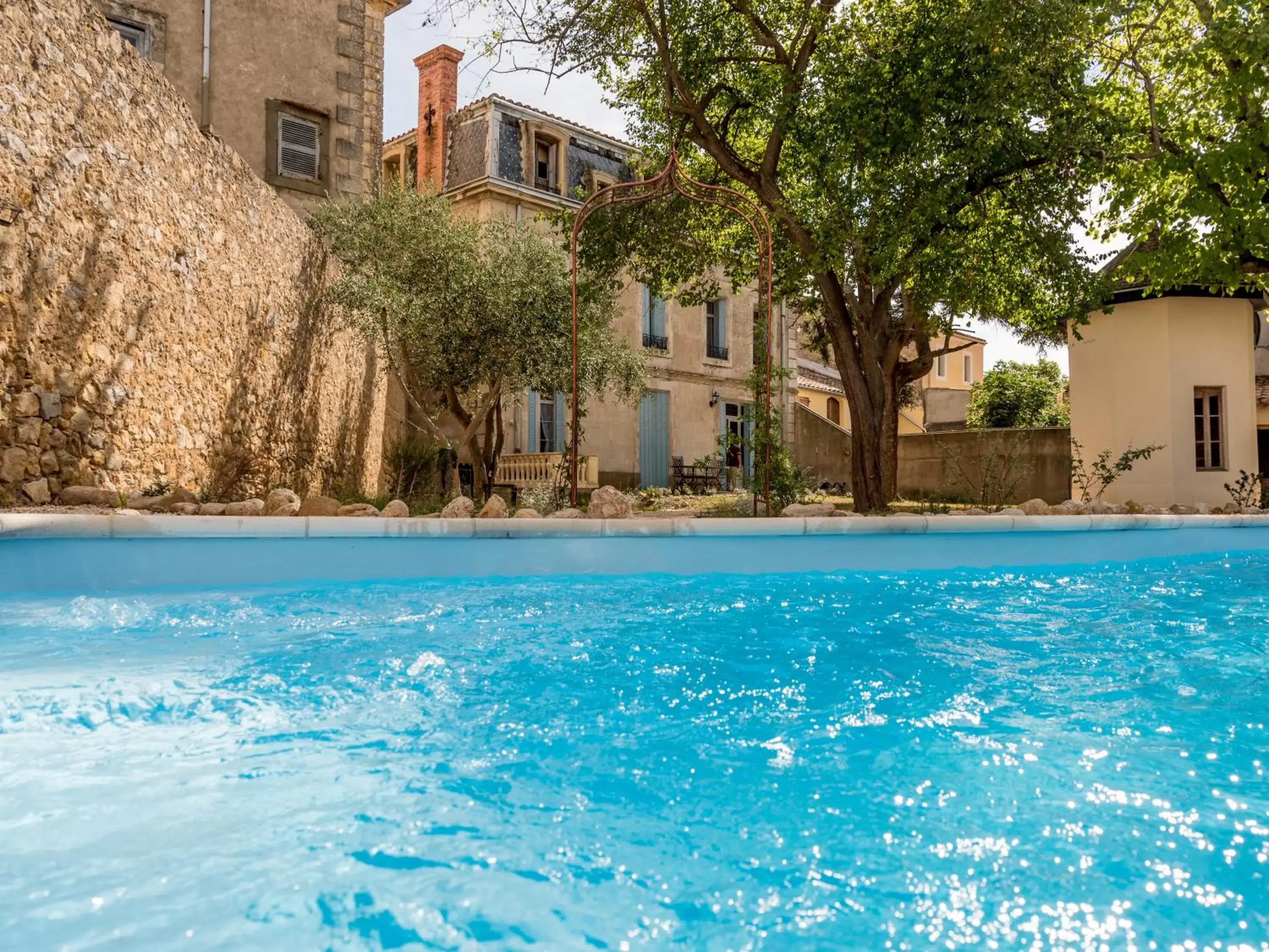 Swimming pool, Property Building in La Villa Celine