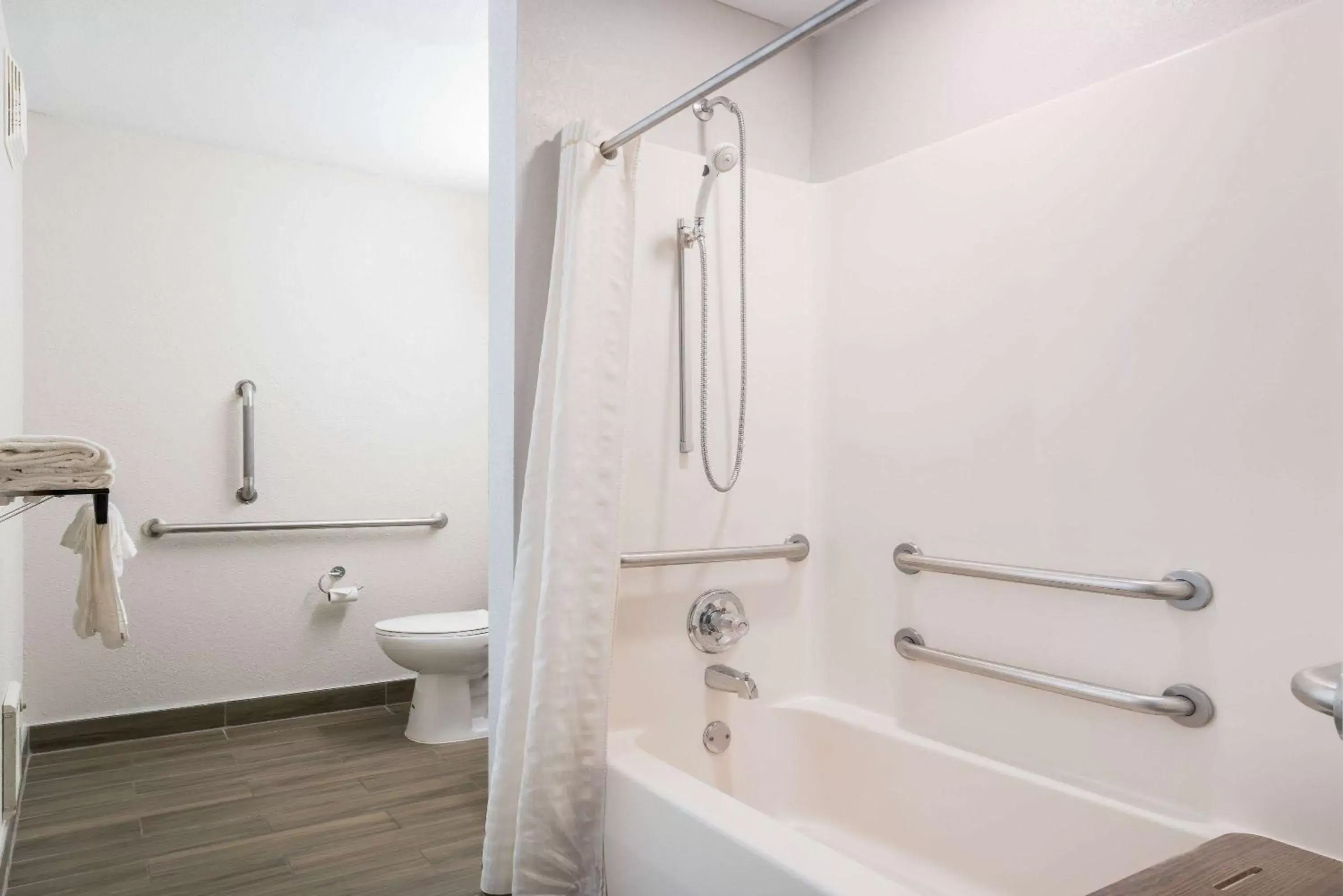 Bathroom in Microtel Inn & Suites by Wyndham Rochester North Mayo Clinic