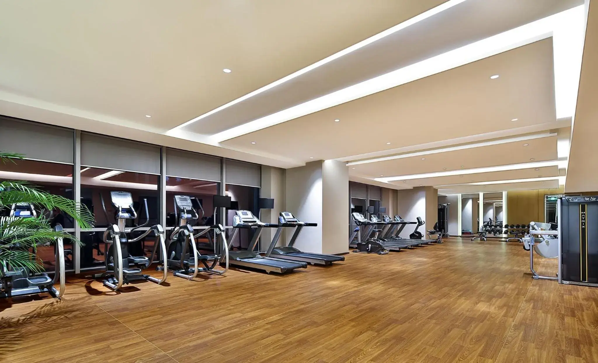 Fitness centre/facilities, Fitness Center/Facilities in Crowne Plaza Chengdu Wenjiang, an IHG Hotel