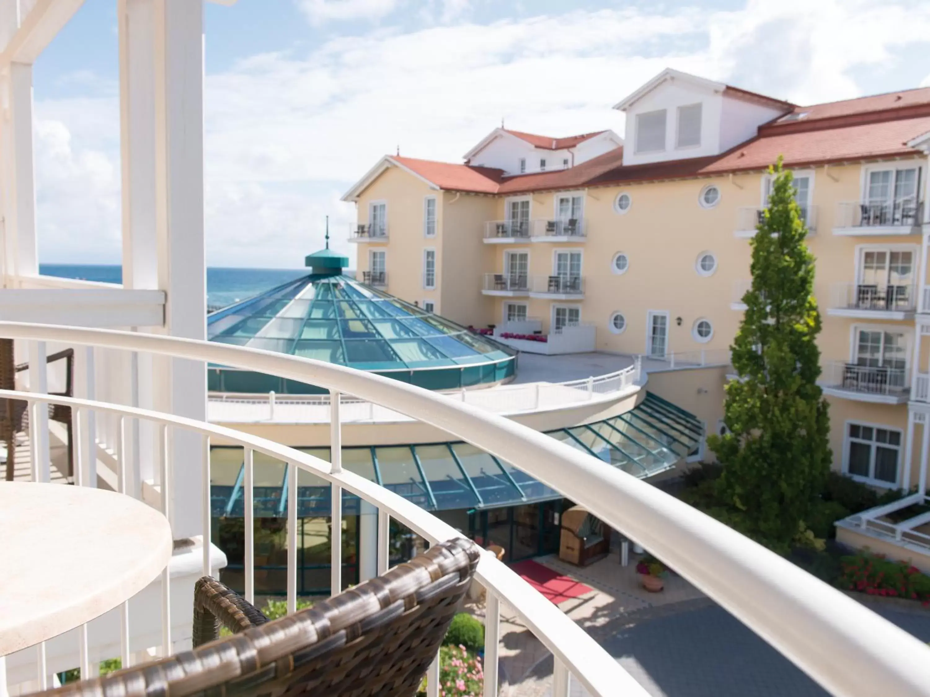 Balcony/Terrace in Travel Charme Ostseehotel Kühlungsborn