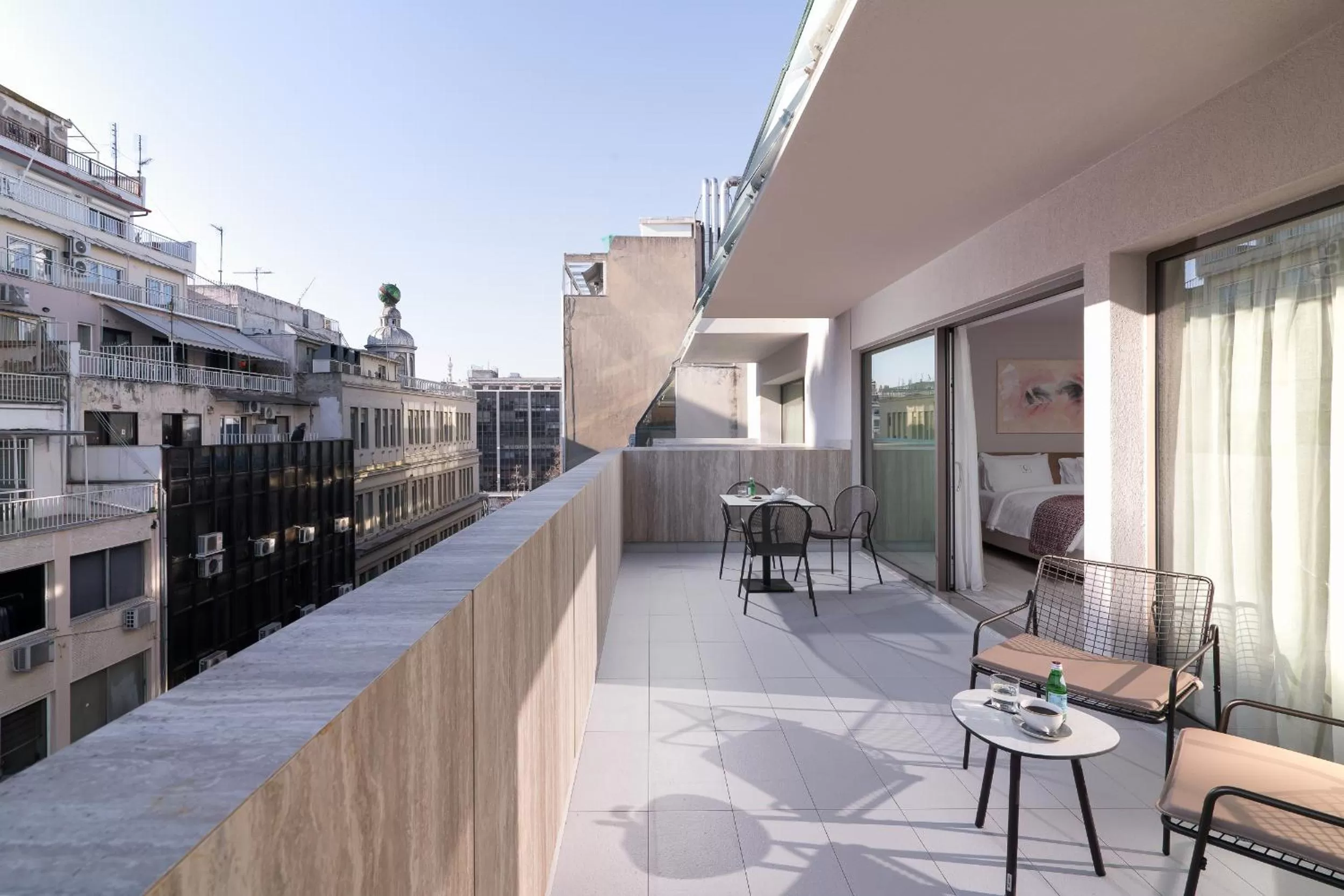 Balcony/Terrace in S Hotel Boutique Thessaloniki