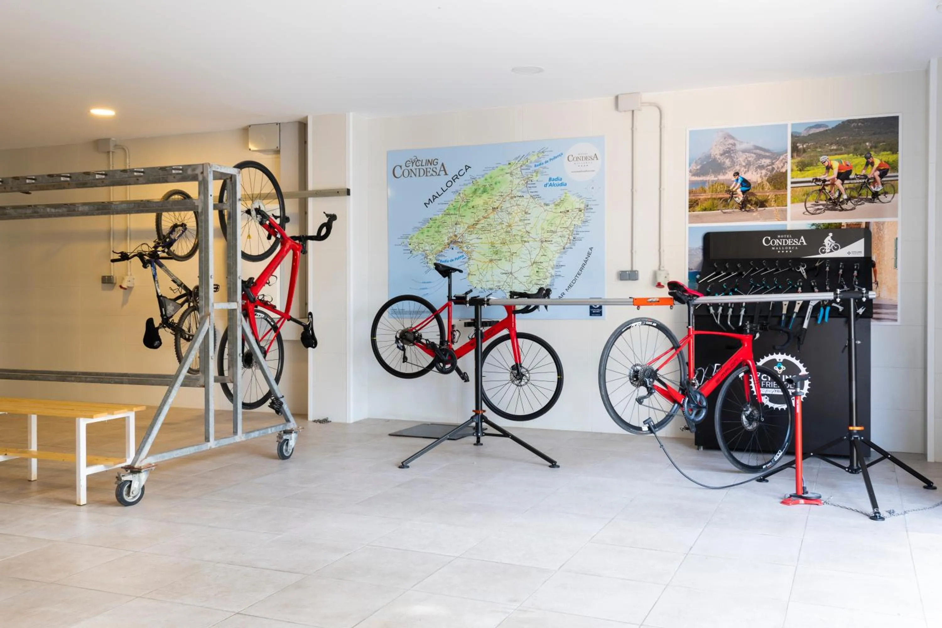 Cycling in Hotel Condesa