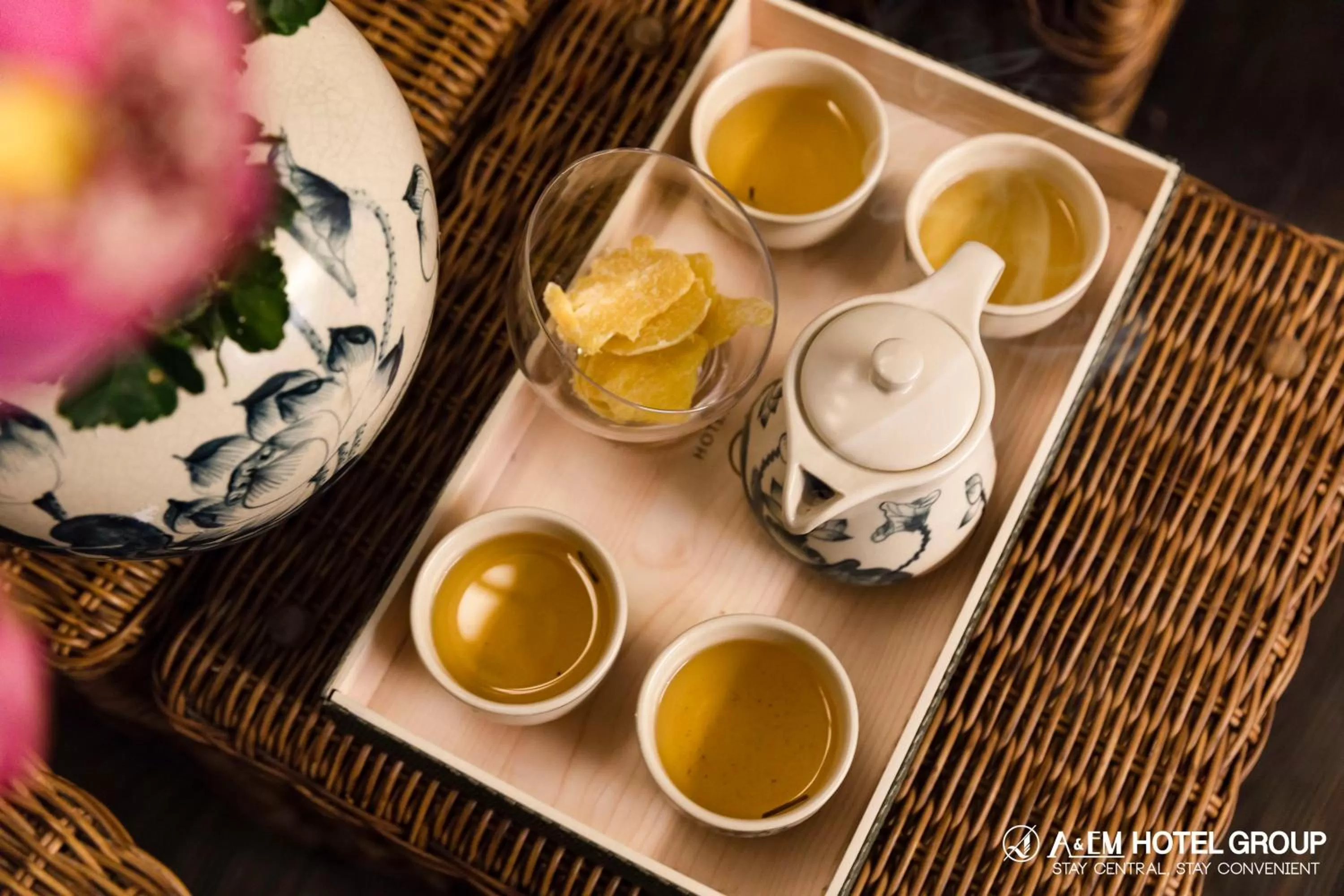 Drinks, Breakfast in A&EM Saigon Hotel