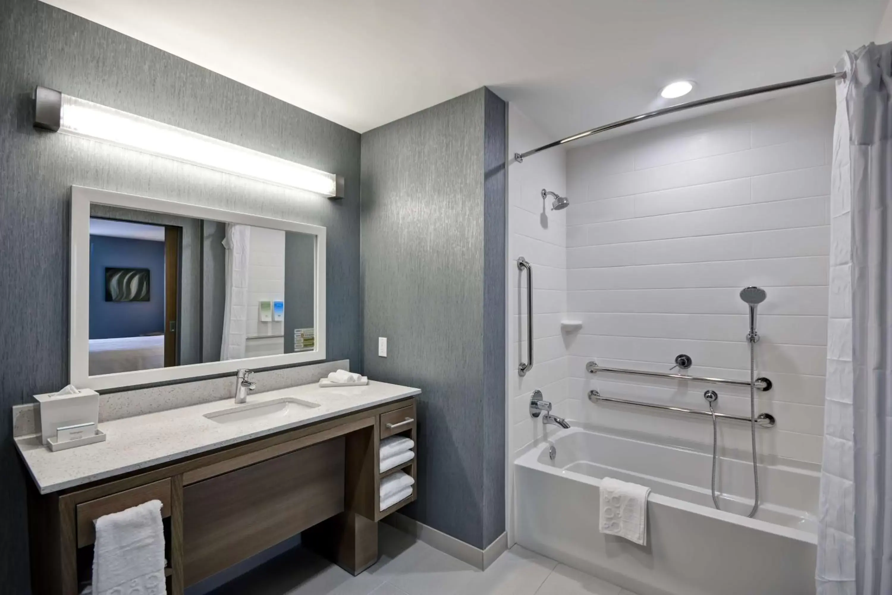 Bathroom in Home 2 Suites By Hilton Jackson