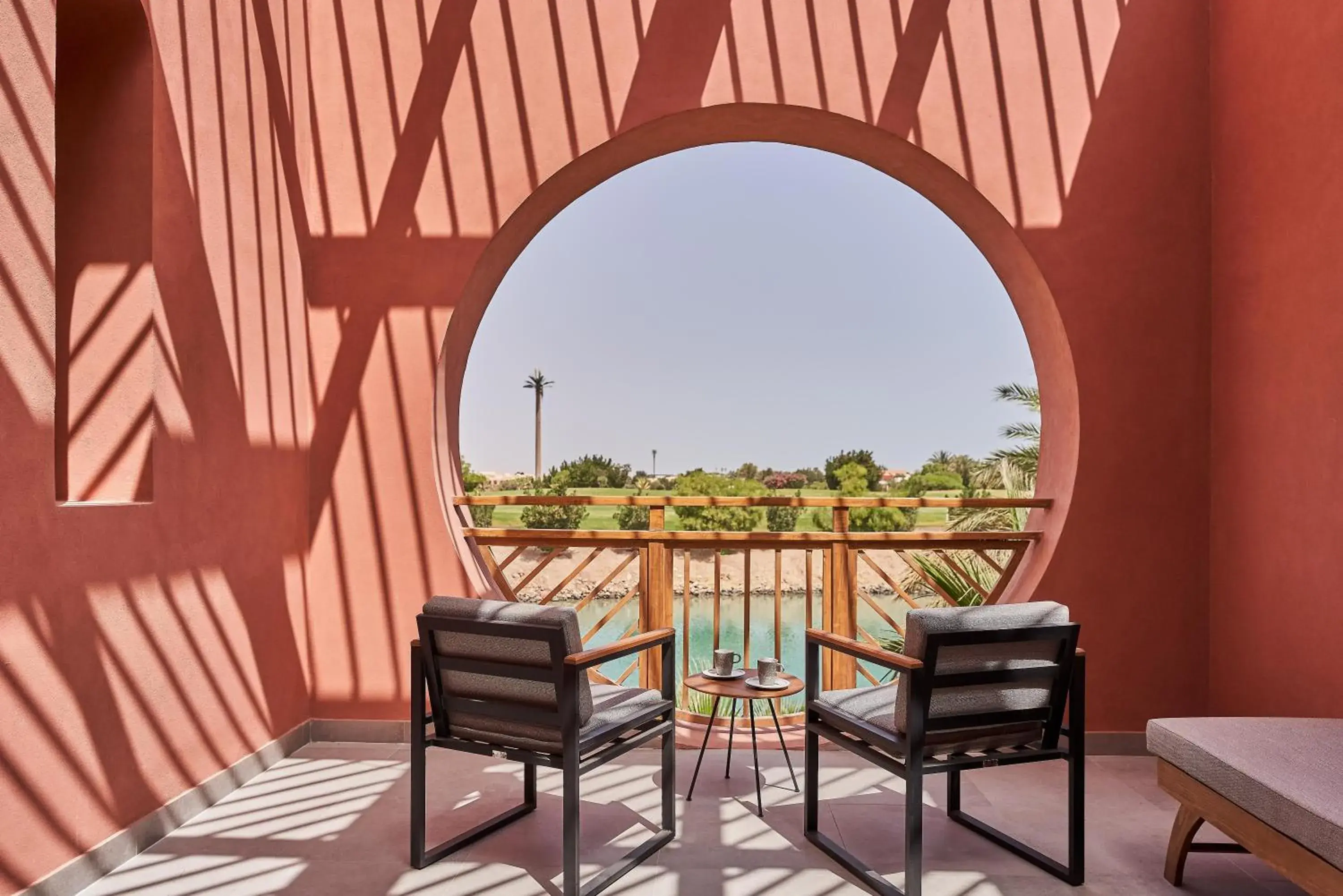View (from property/room), Balcony/Terrace in Steigenberger Golf Resort El Gouna