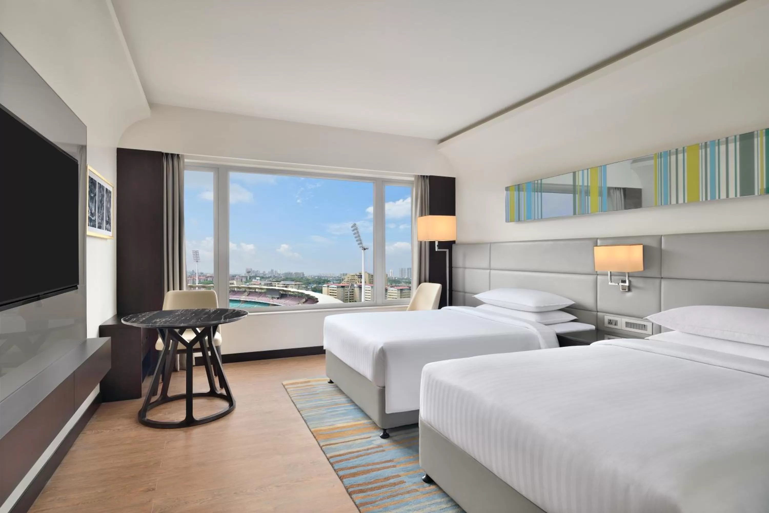 Photo of the whole room, Bed in Courtyard by Marriott Navi Mumbai