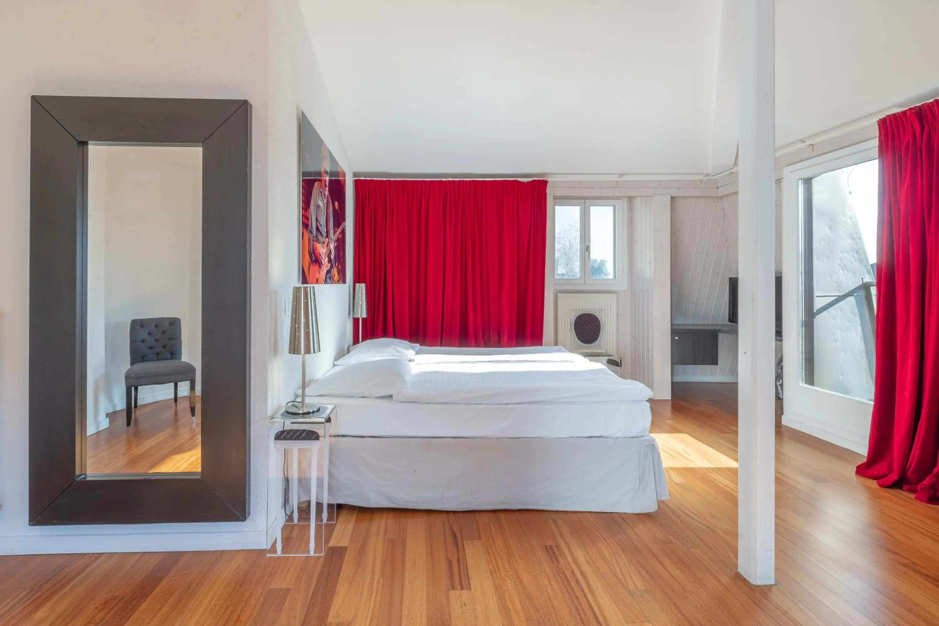 Bed in Tralala Hotel Montreux