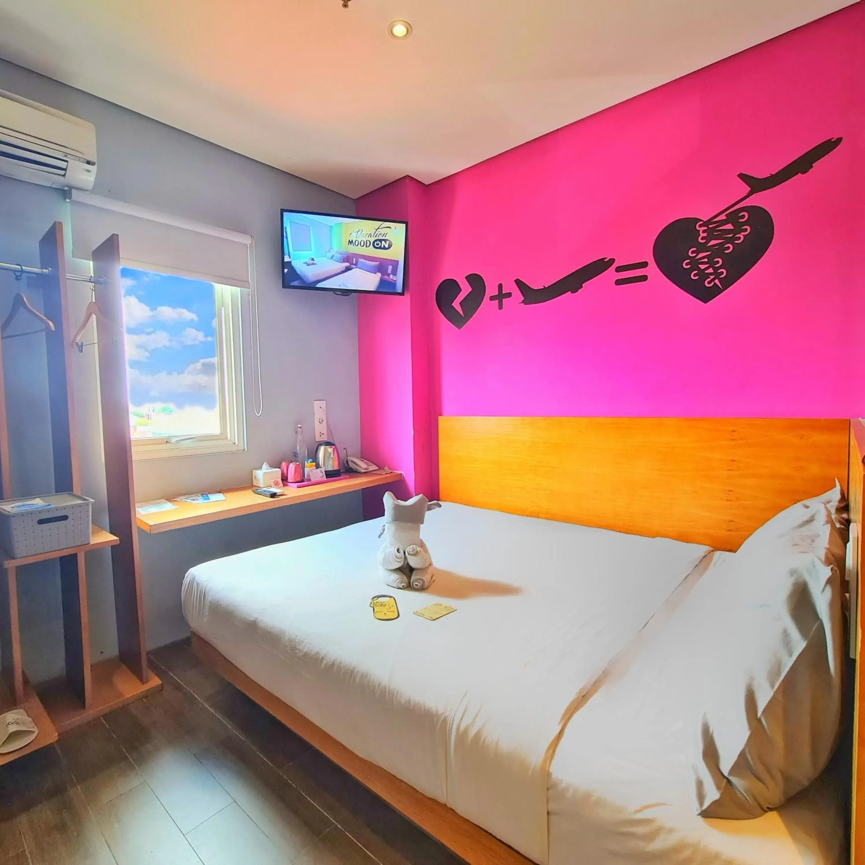 Bed in Radja Art and Boutique Hotel Simpang Lima