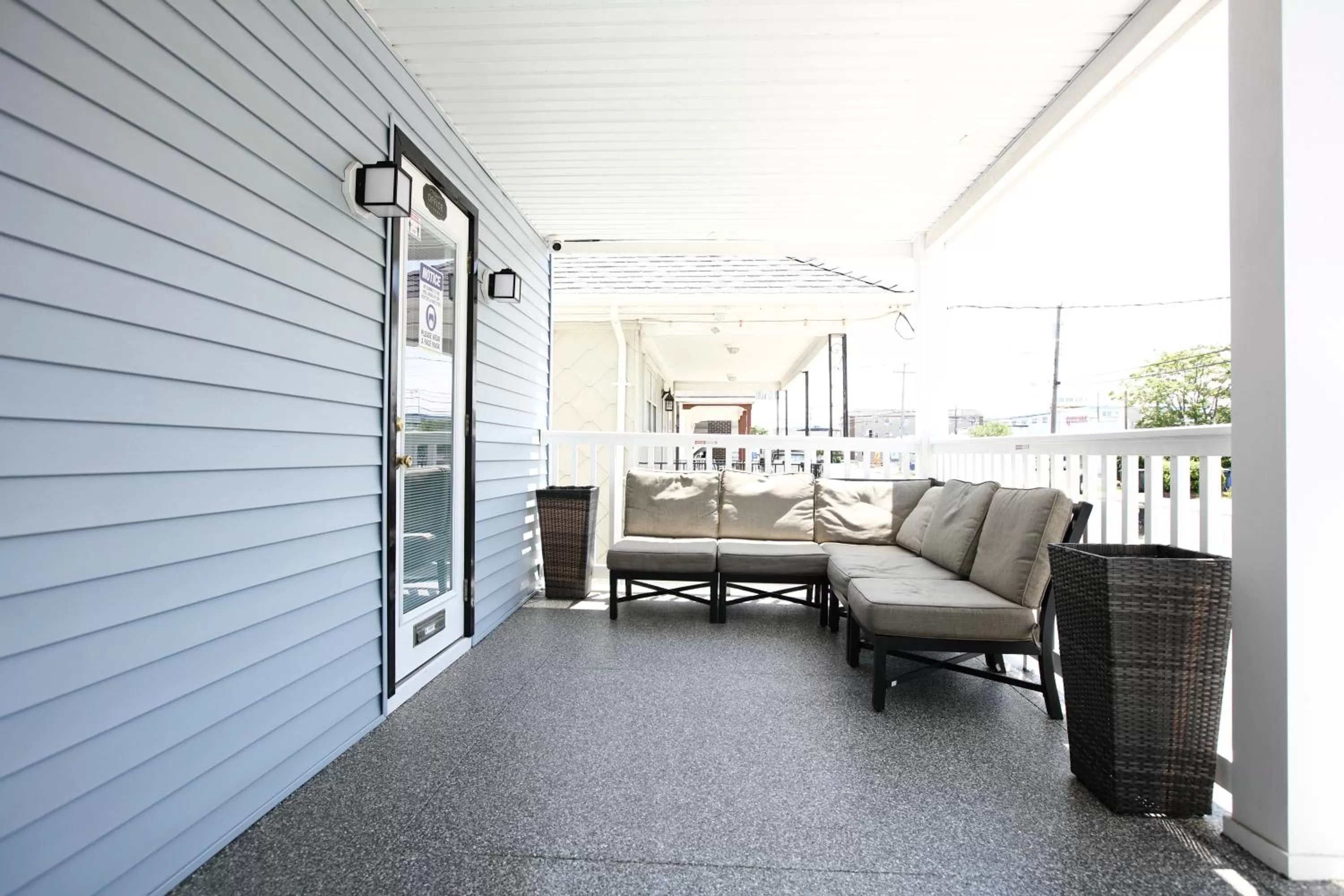Patio in Garfield Beach House