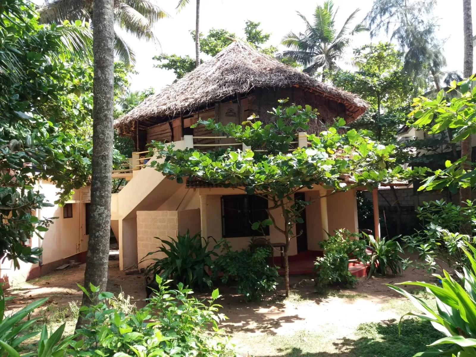 Garden in Sukriti beach Resort