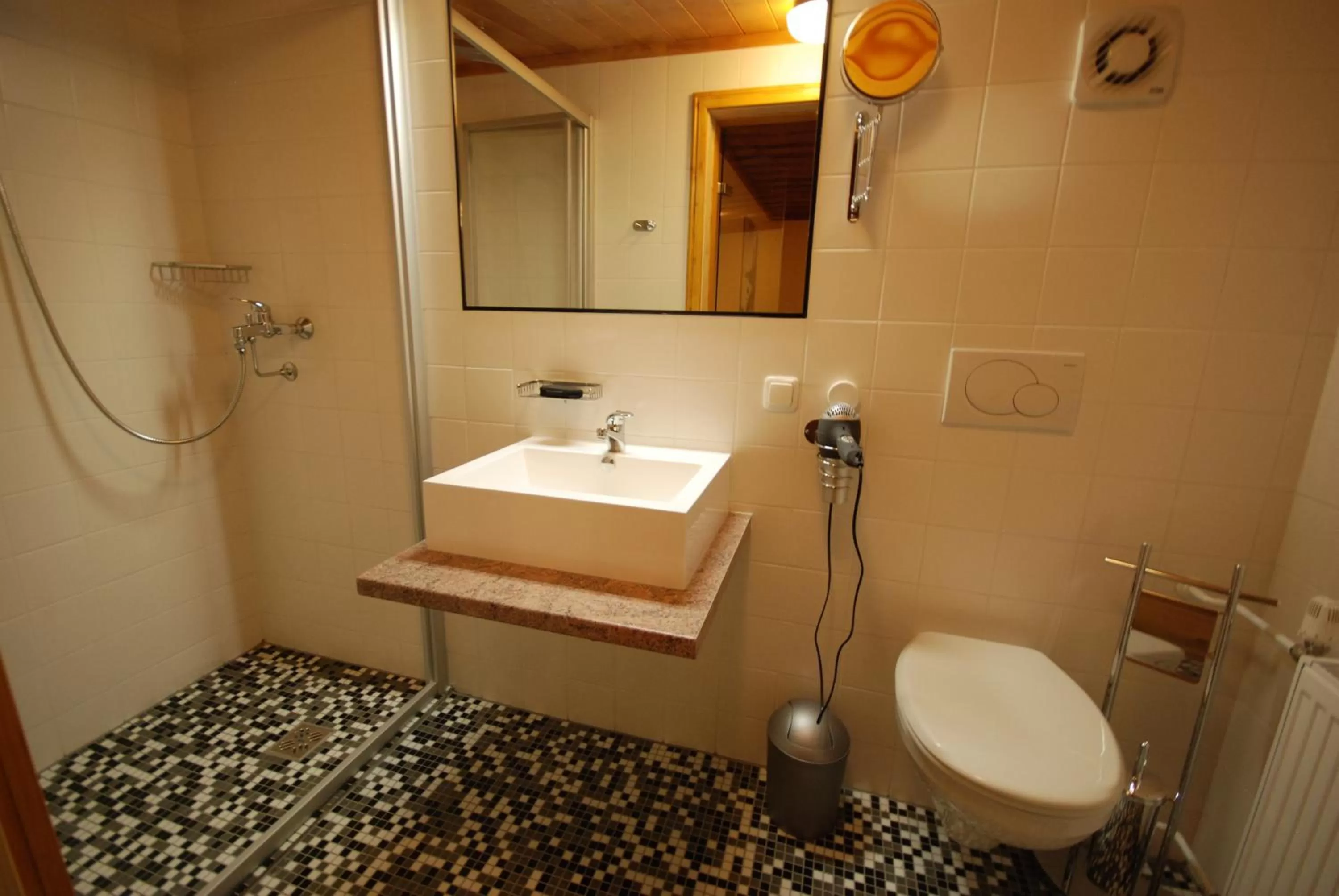 Bathroom in Moving Rooms