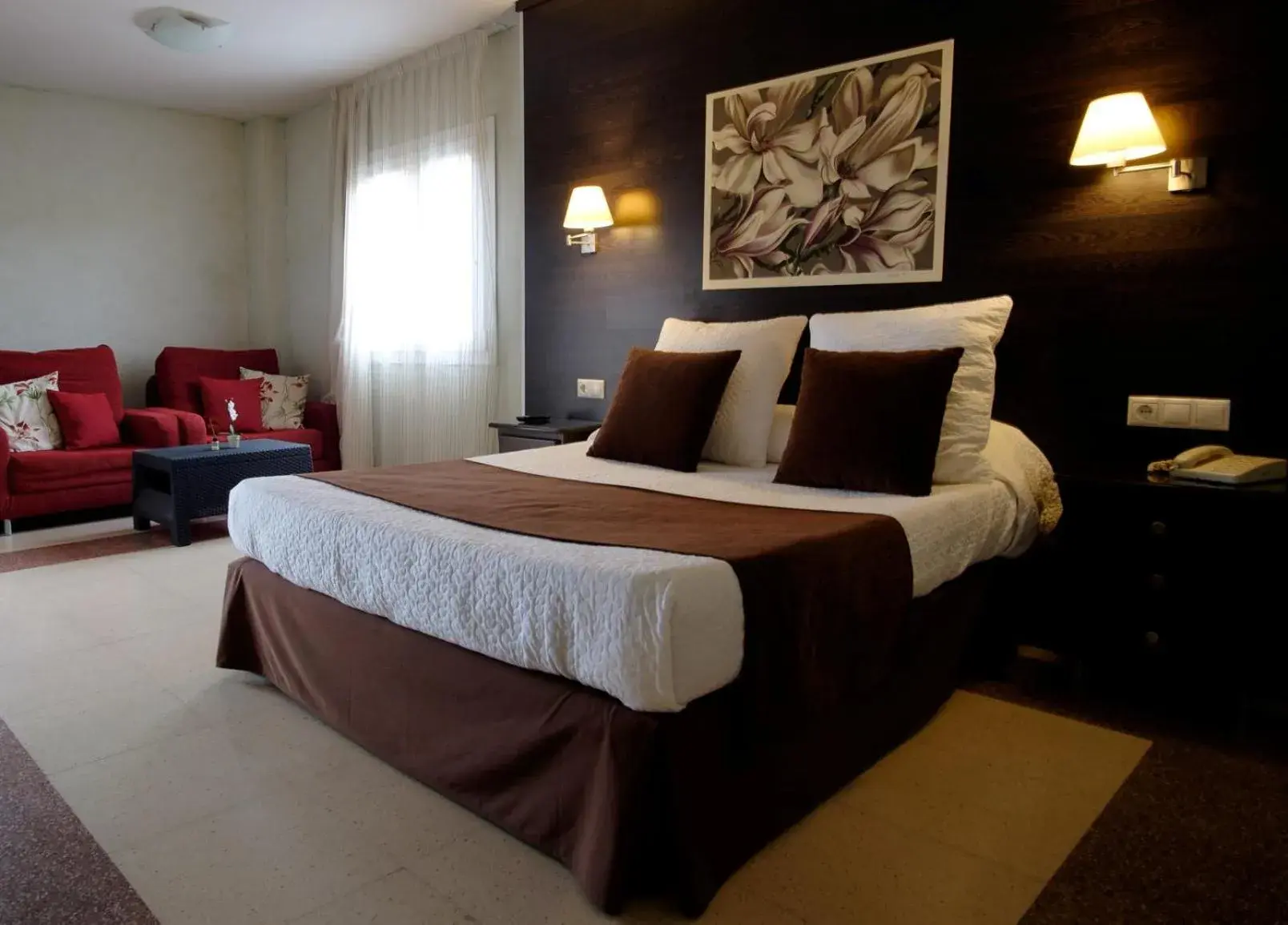 Bed in Hotel Guardamar