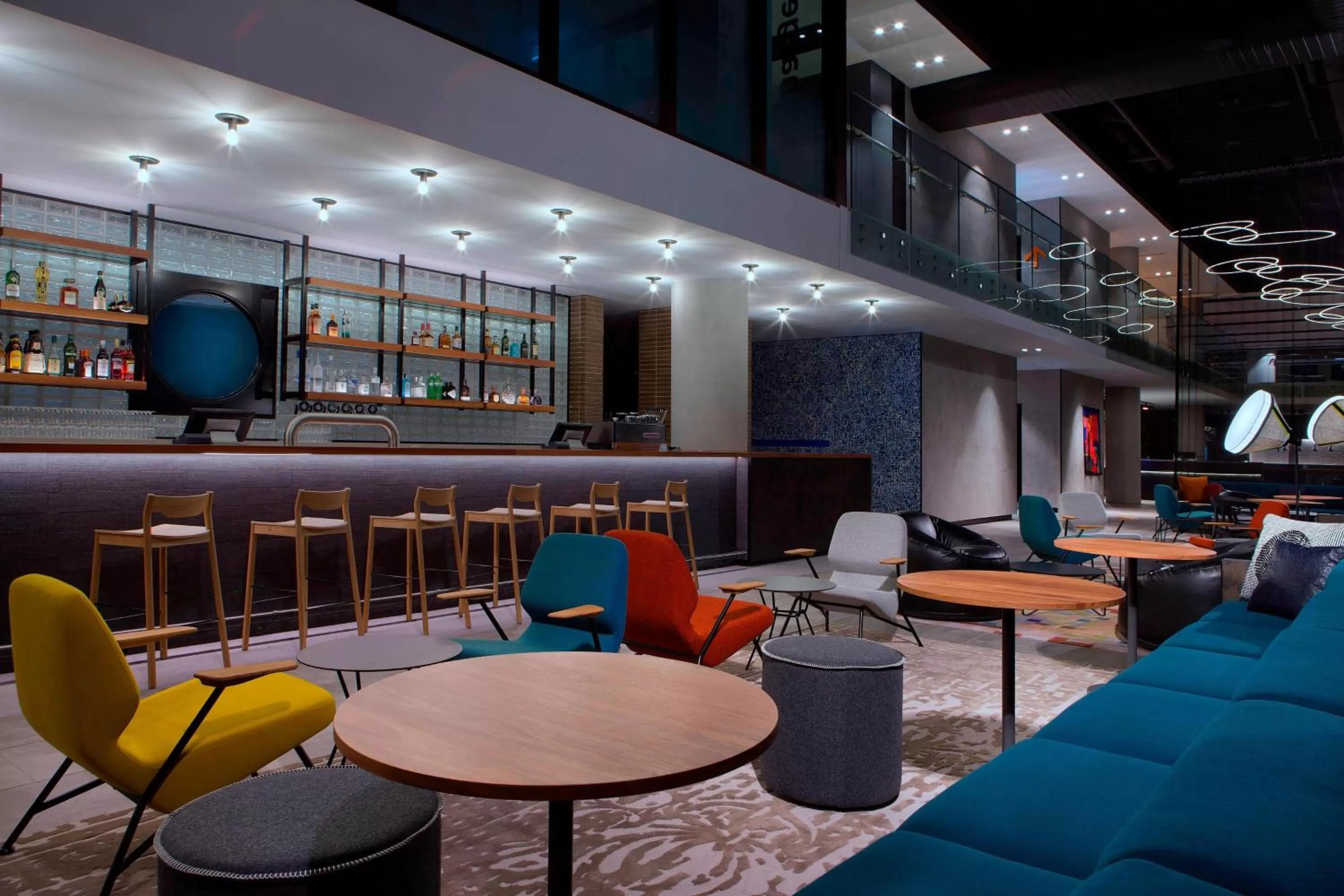 Lounge or bar in Aloft Perth
