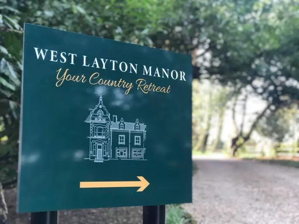Property Logo/Sign in West Layton Manor