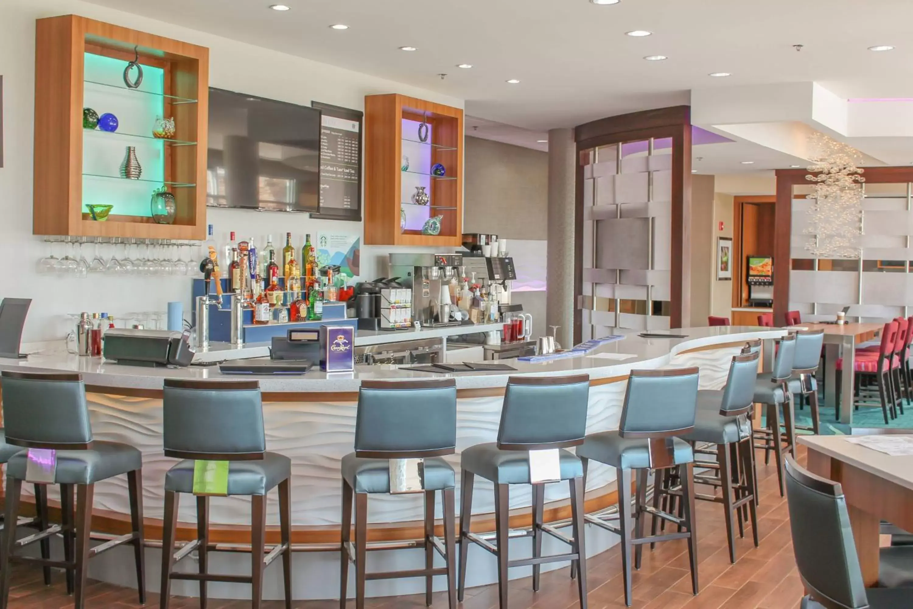 Lobby or reception, Restaurant/Places to Eat in SpringHill Suites by Marriott Sumter