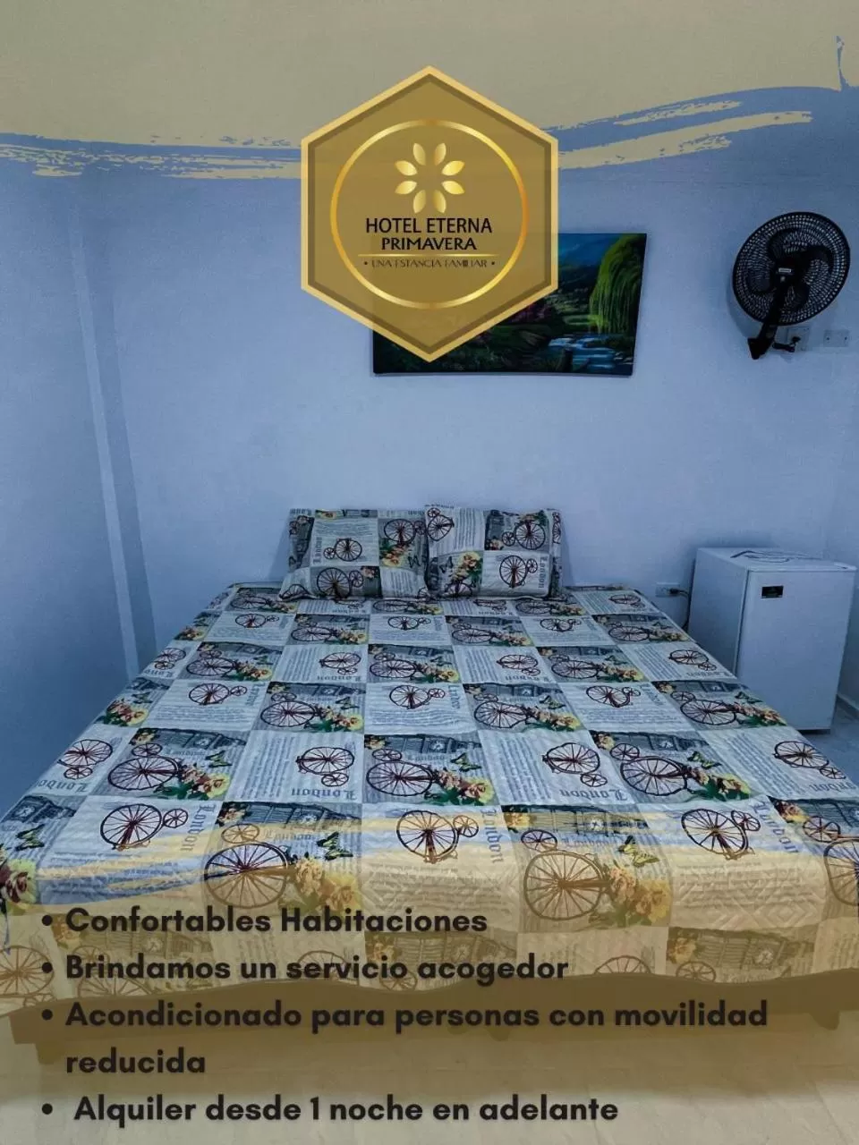 Bed in Hotel Eterna Primavera