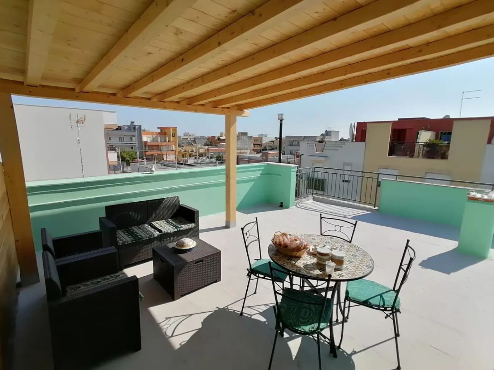 Balcony/Terrace in B&B Lo Smeraldo